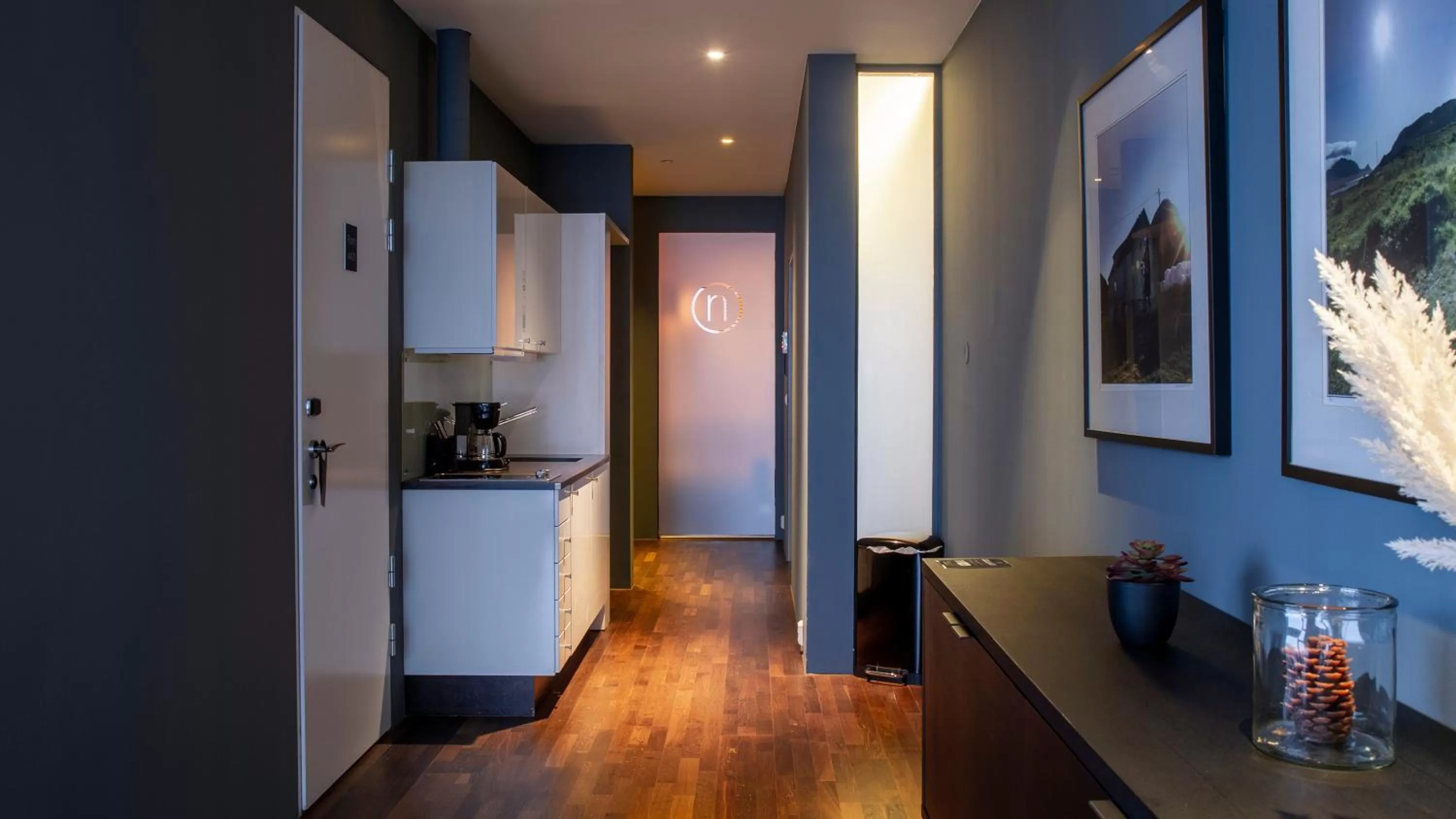 Kitchen or kitchenette in Nordis Apartments