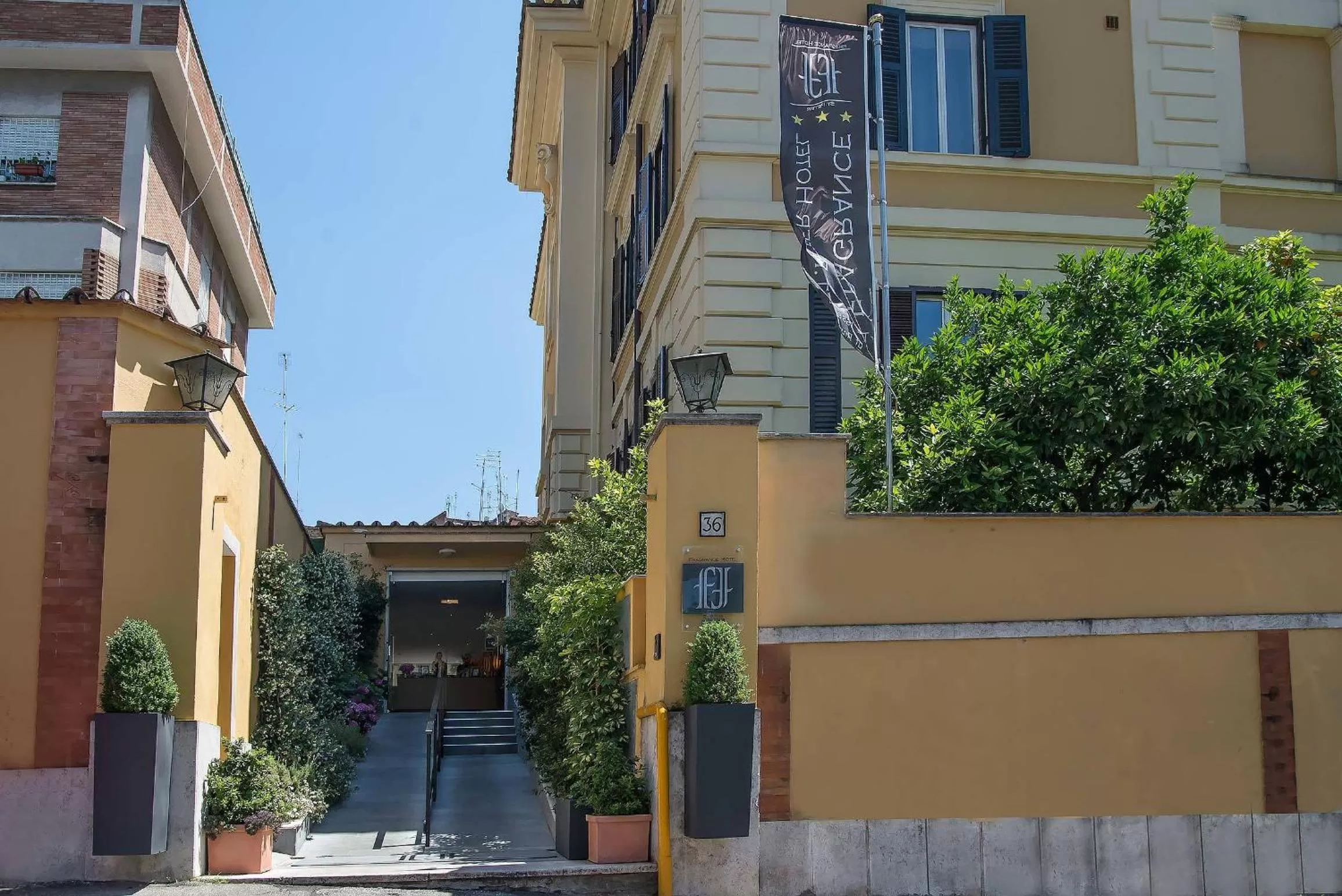 Facade/entrance in Fragrance Hotel St. Peter