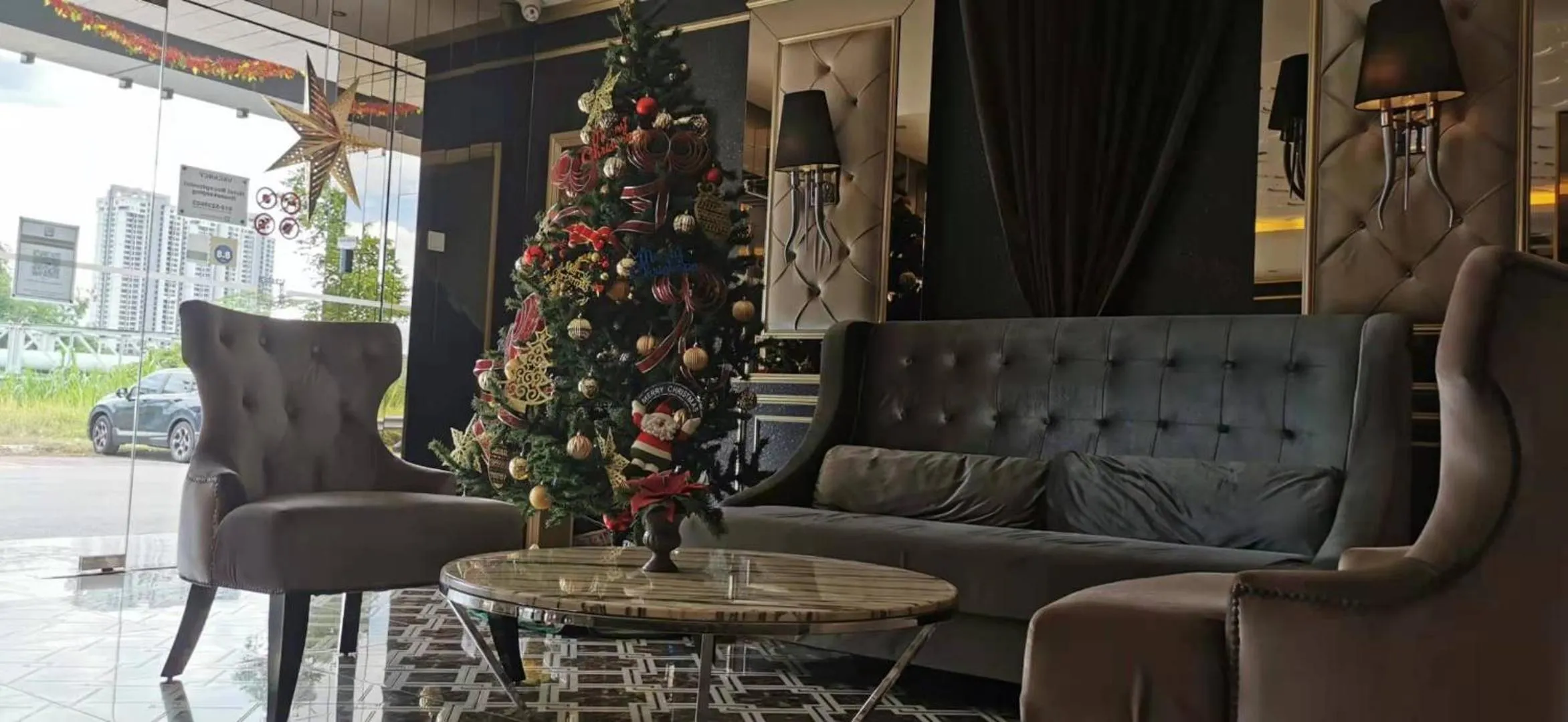 Lobby or reception in Hermess Hotel Johor