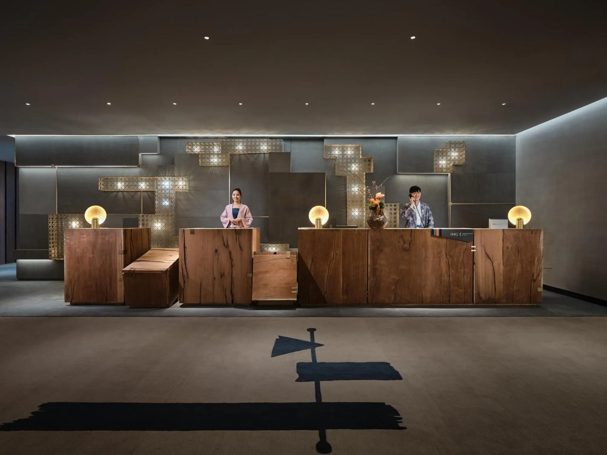 Lobby or reception in Hotel Indigo Hangzhou Uptown,Close to Westlake , boutique design hotel with freeflow minibar