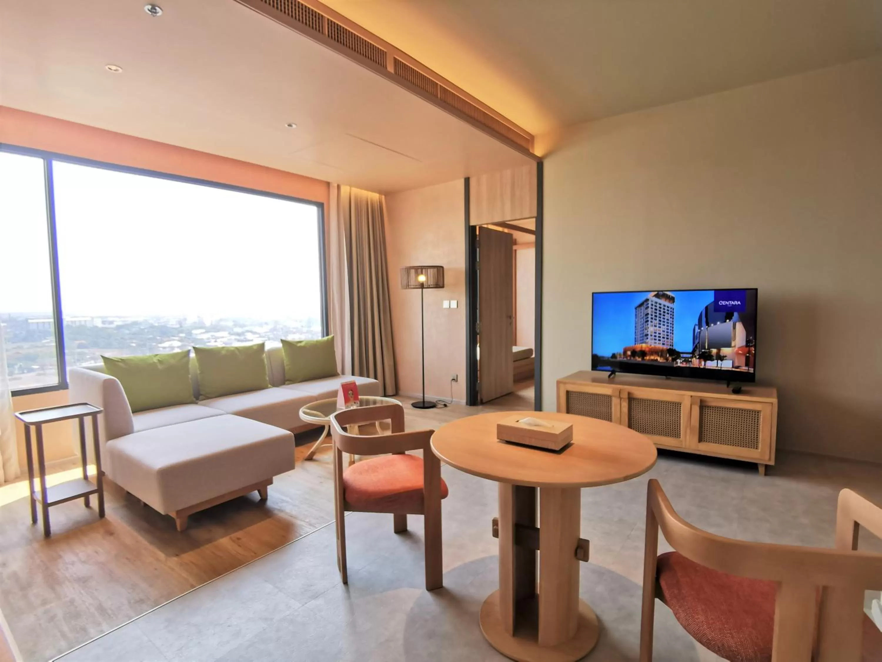 Living room, Bed in Centara Korat