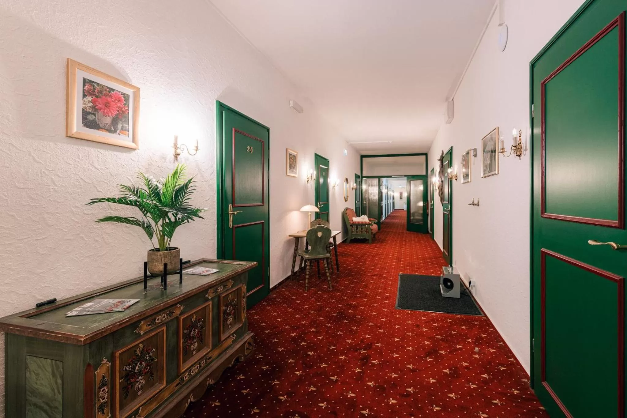 Lobby or reception in Hotel Hasenjäger