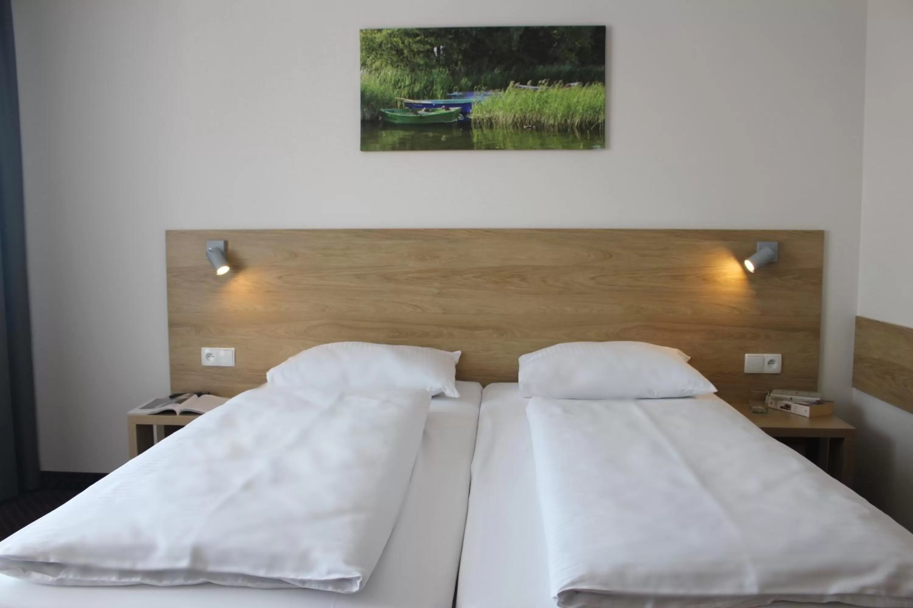 Bed in Hotel Huszcza