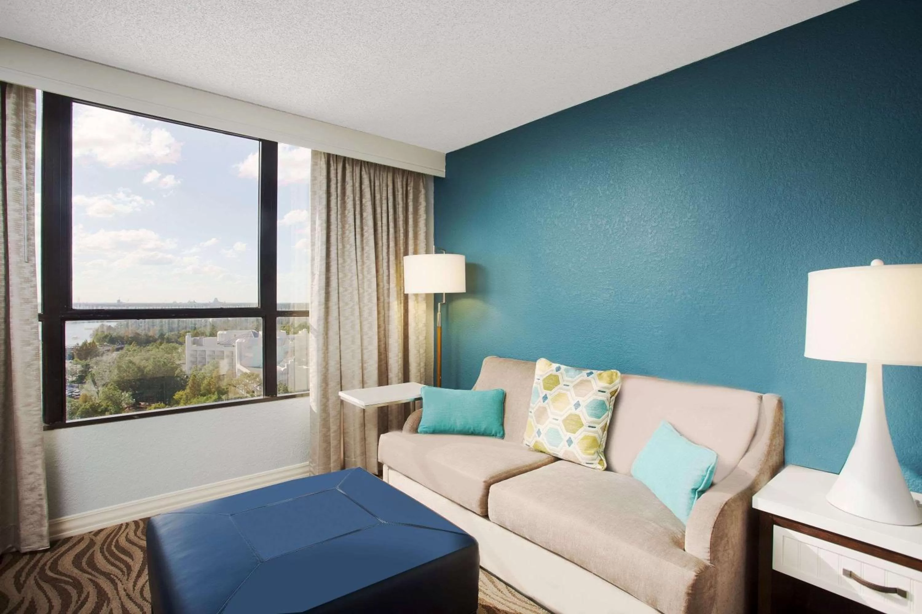 Photo of the whole room in Wyndham Lake Buena Vista – Disney Springs® Area