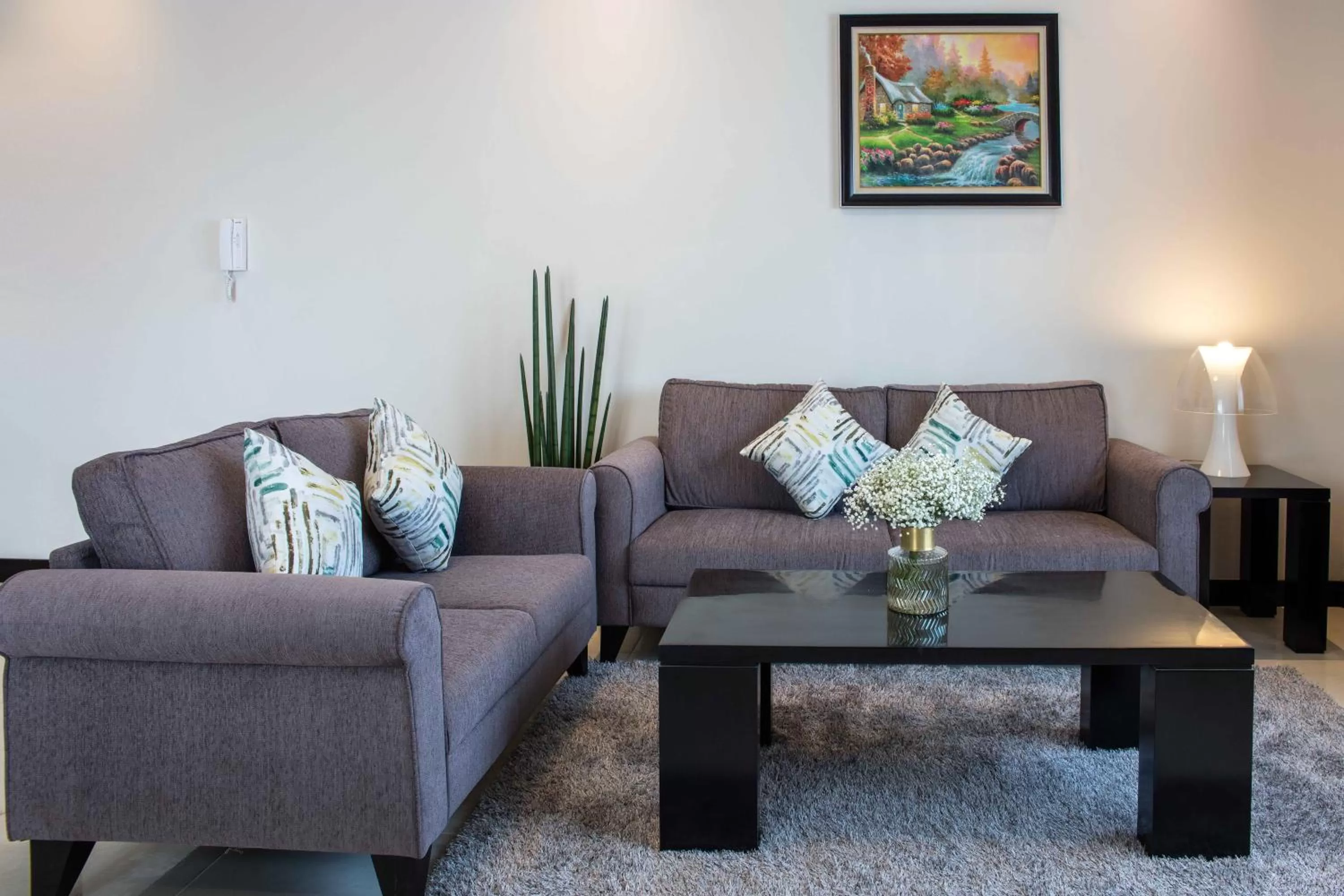 Living room in Loumage S Suites and Spa