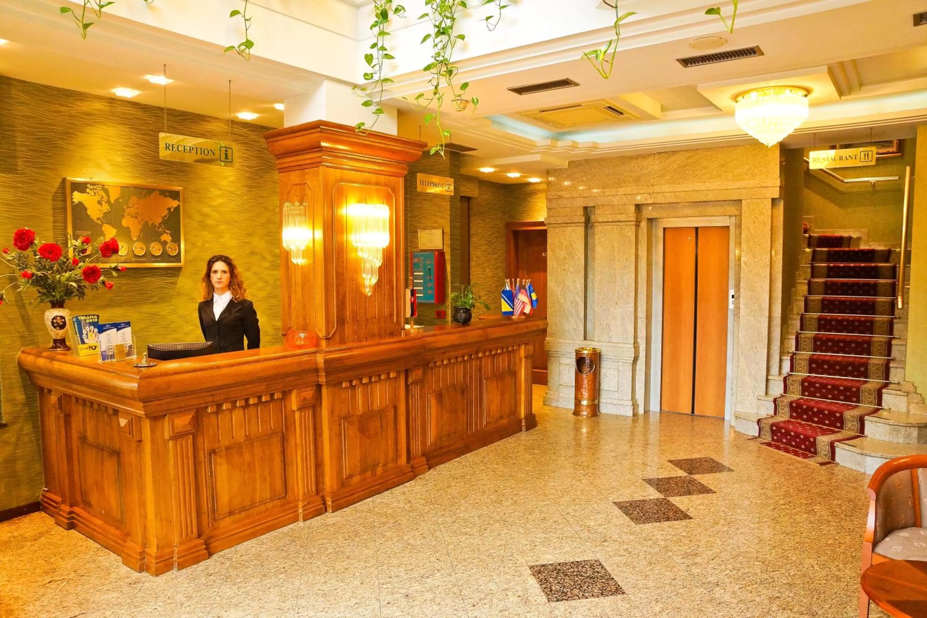 Lobby or reception in Grand Hotel & Spa Tirana