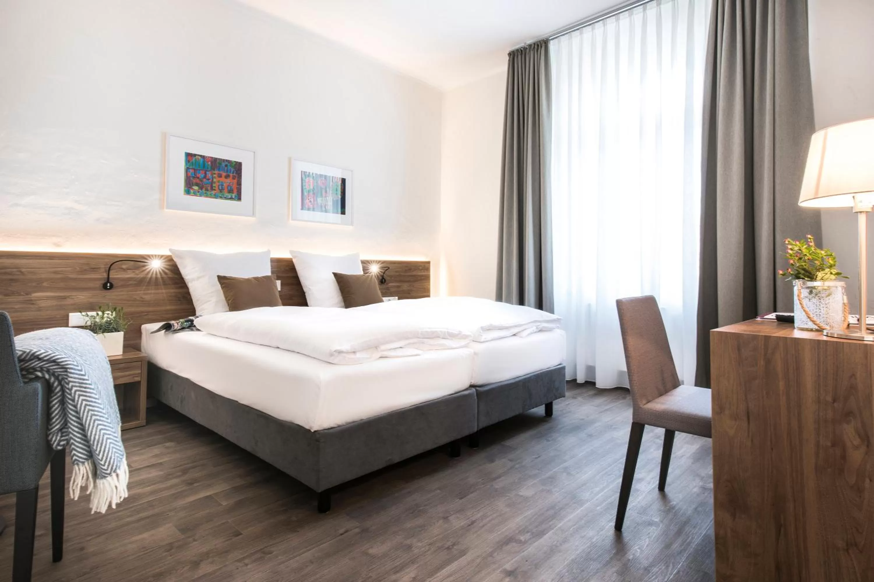 Photo of the whole room, Bed in Alexianer Hotel am Wasserturm