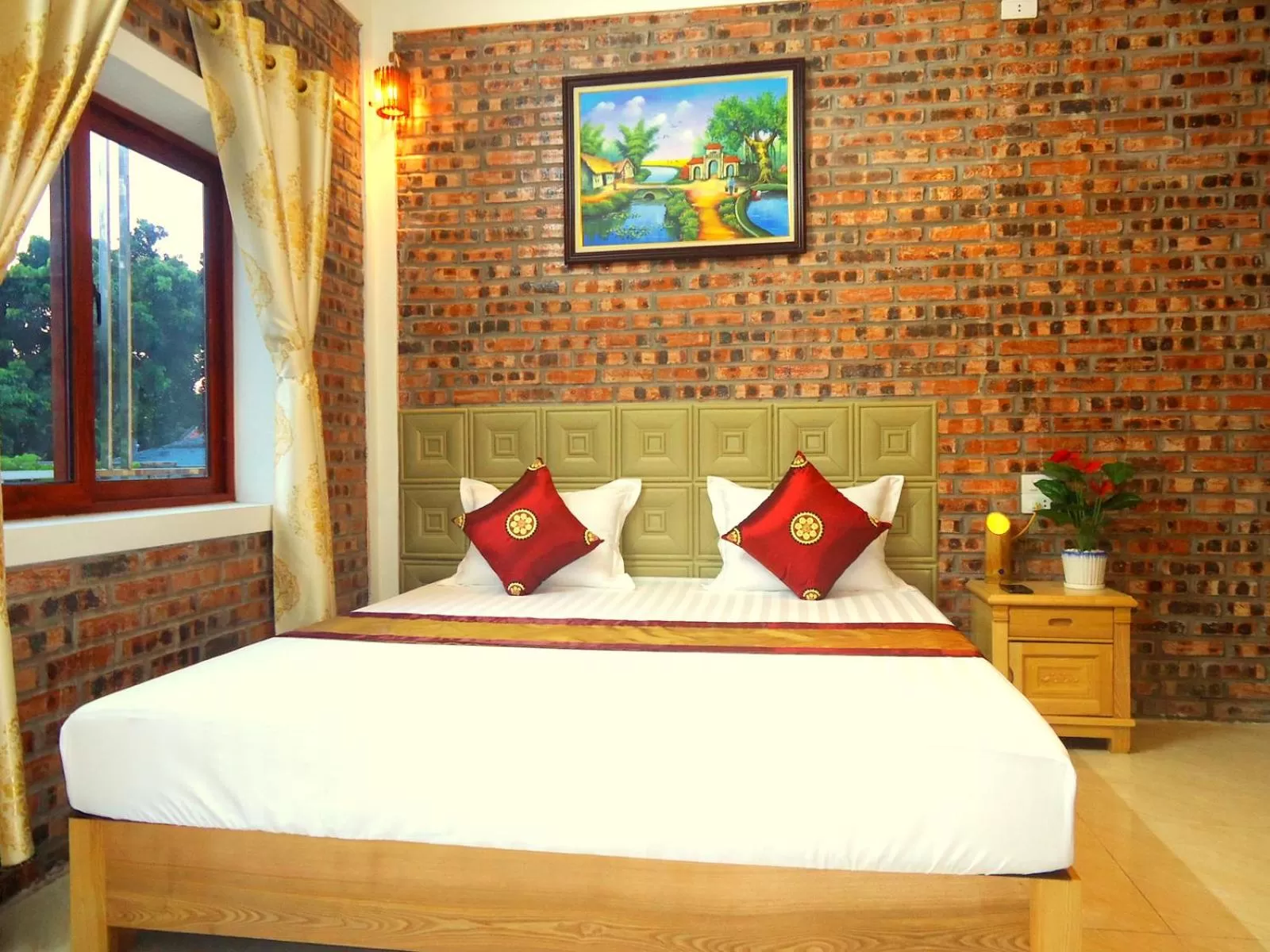 Bedroom, Bed in Green Space Homestay