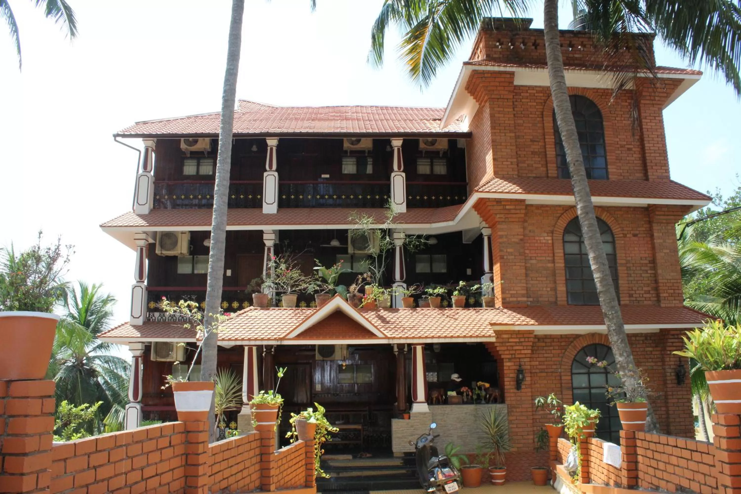 Property building in Vijaya Varma Beach Resort