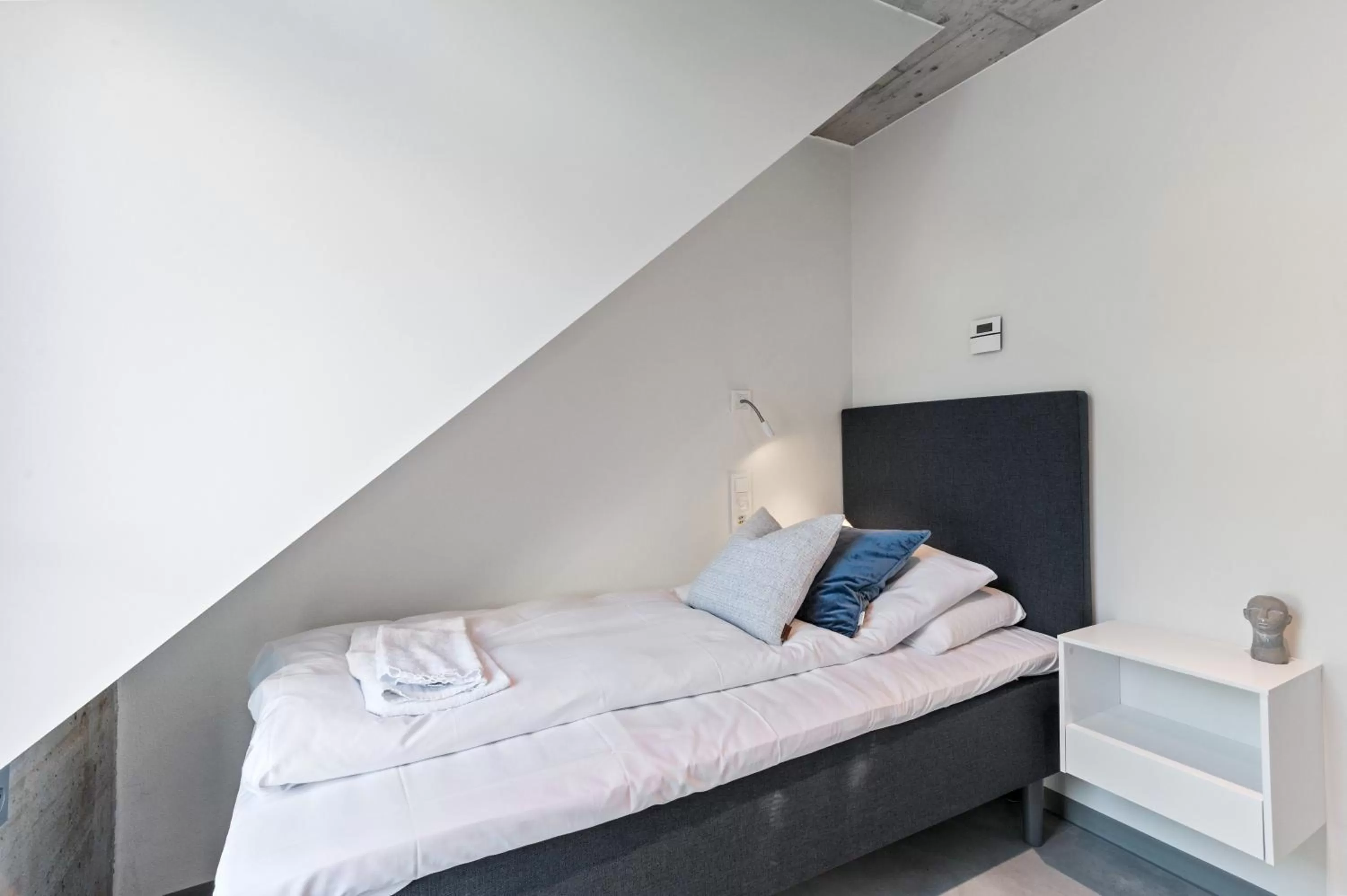 Bed in Aalesund City Apartment