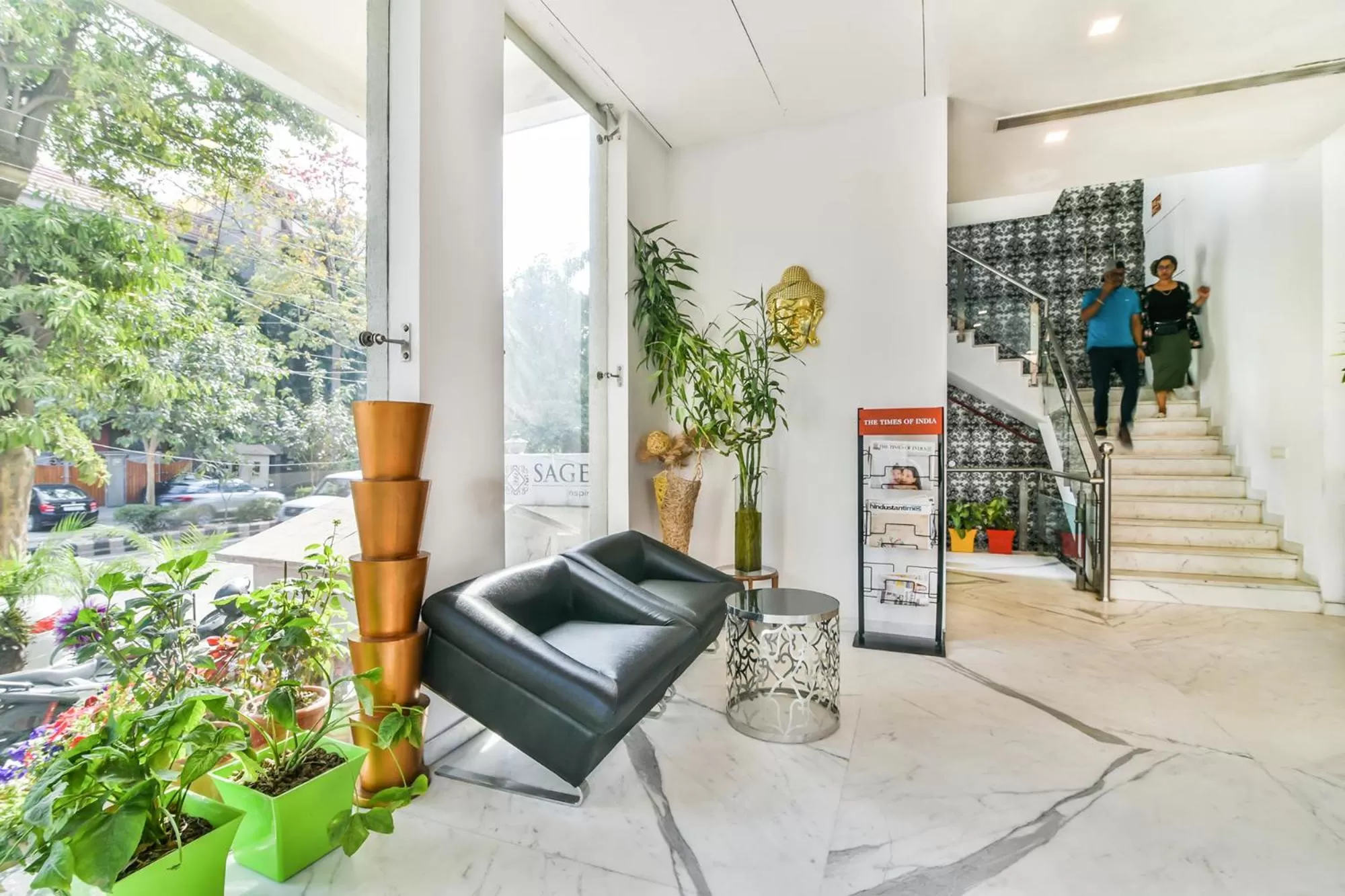 Lobby or reception in FabHotel Prime Sage