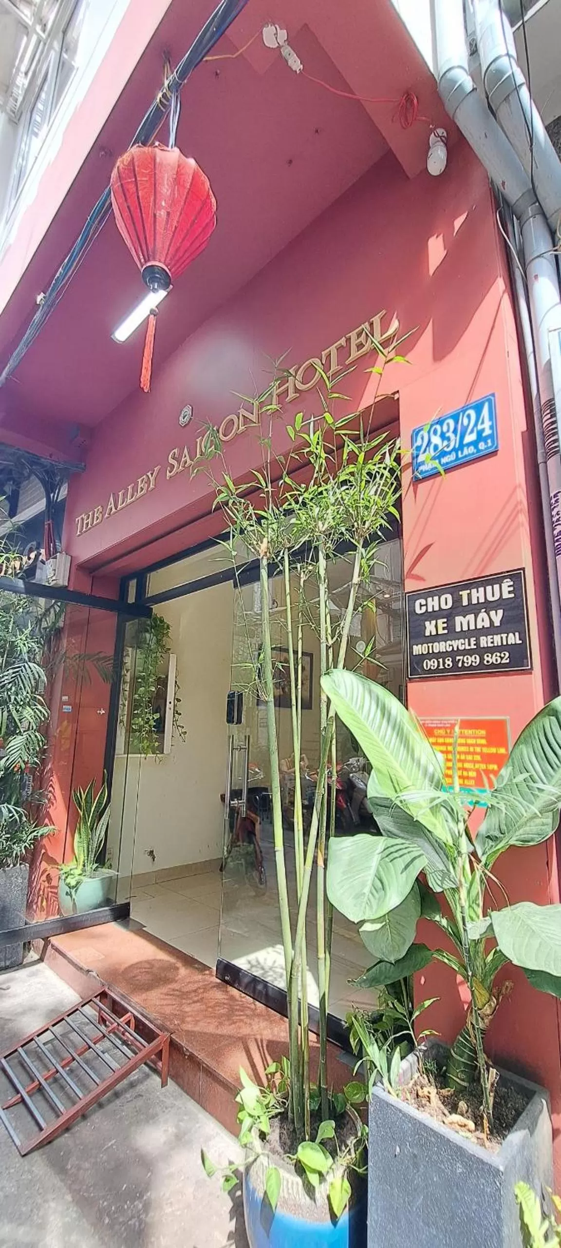 Property building in The Alley Saigon Hotel