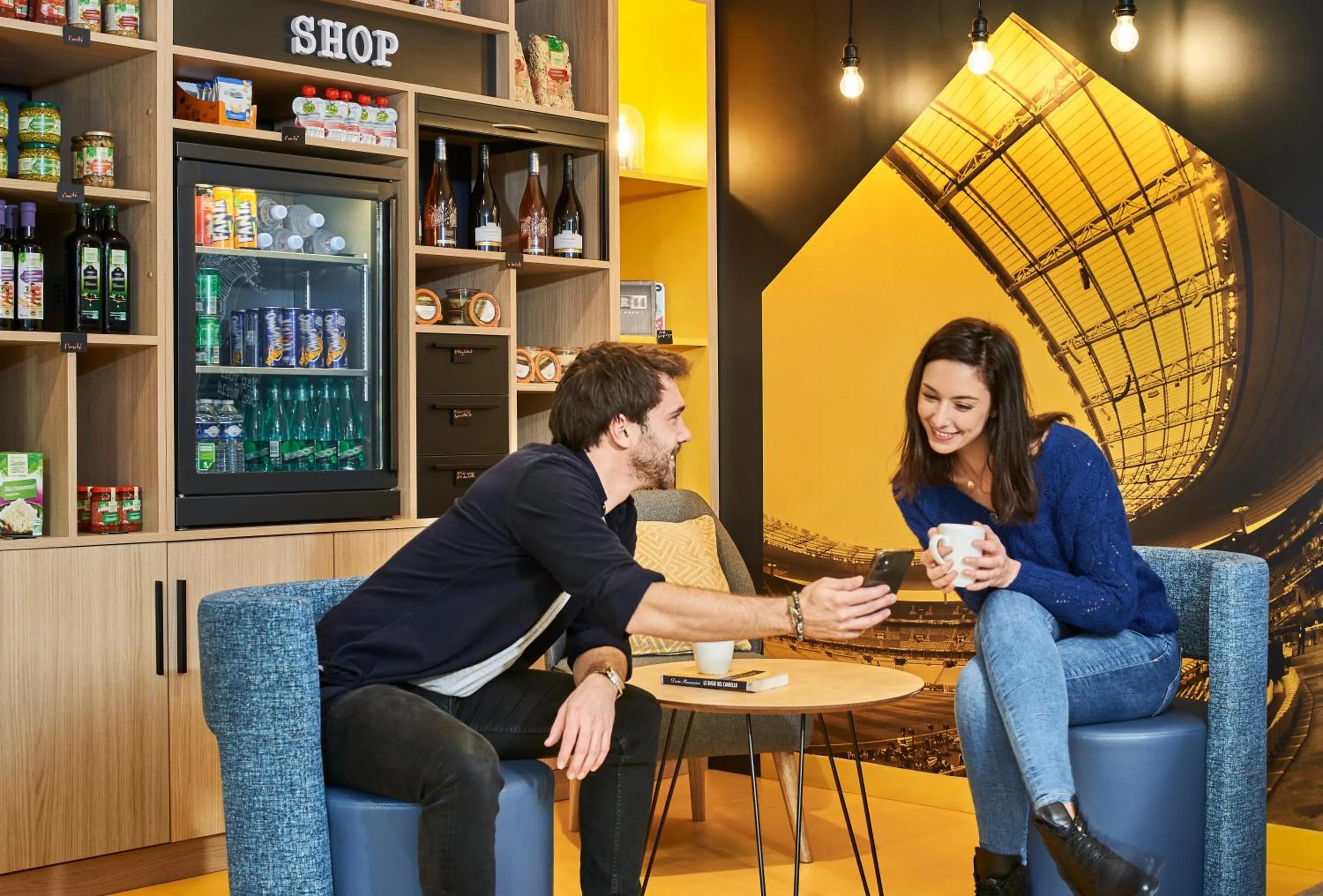 Lobby or reception in Aparthotel Adagio Access Paris Saint-Denis Pleyel