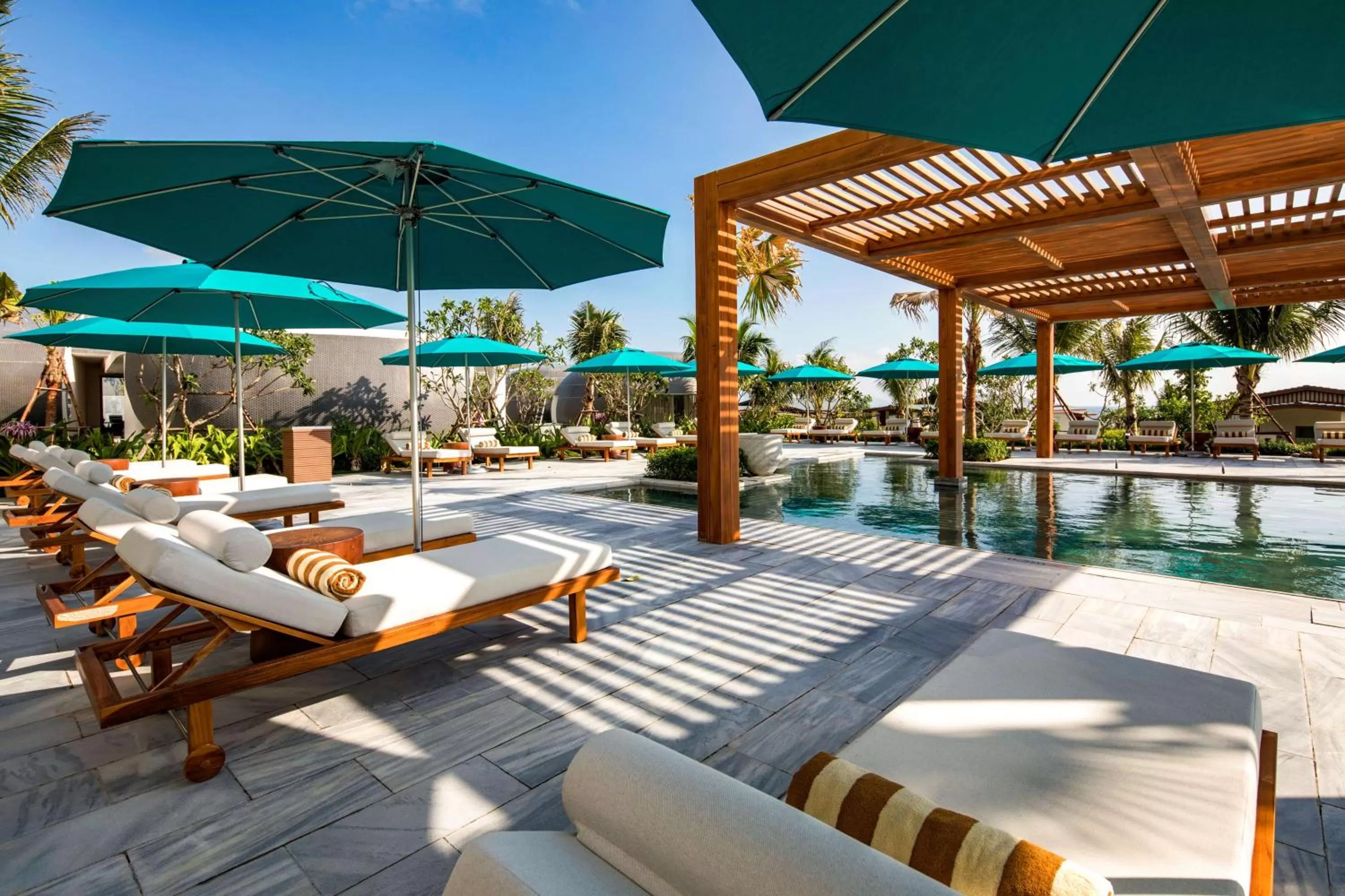 Pool view in Radisson Blu Resort Cam Ranh