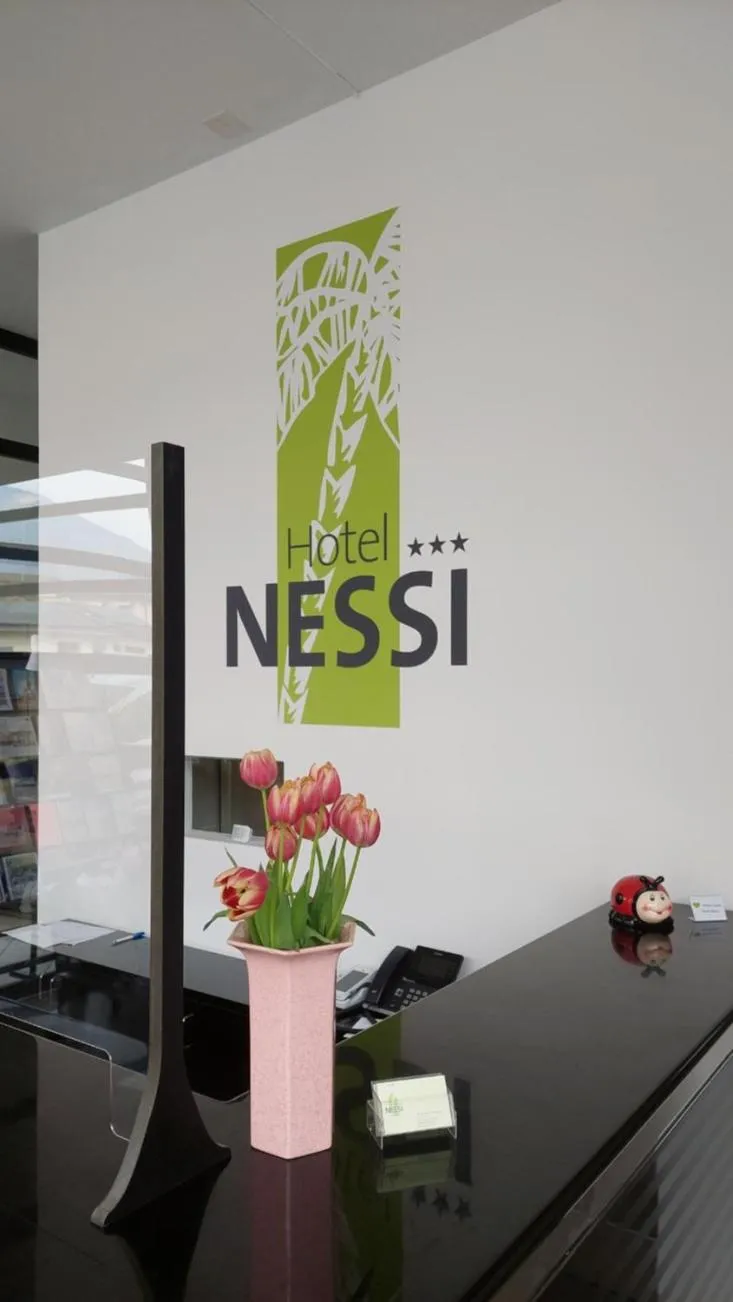 Lobby or reception in Hotel Nessi Locarno