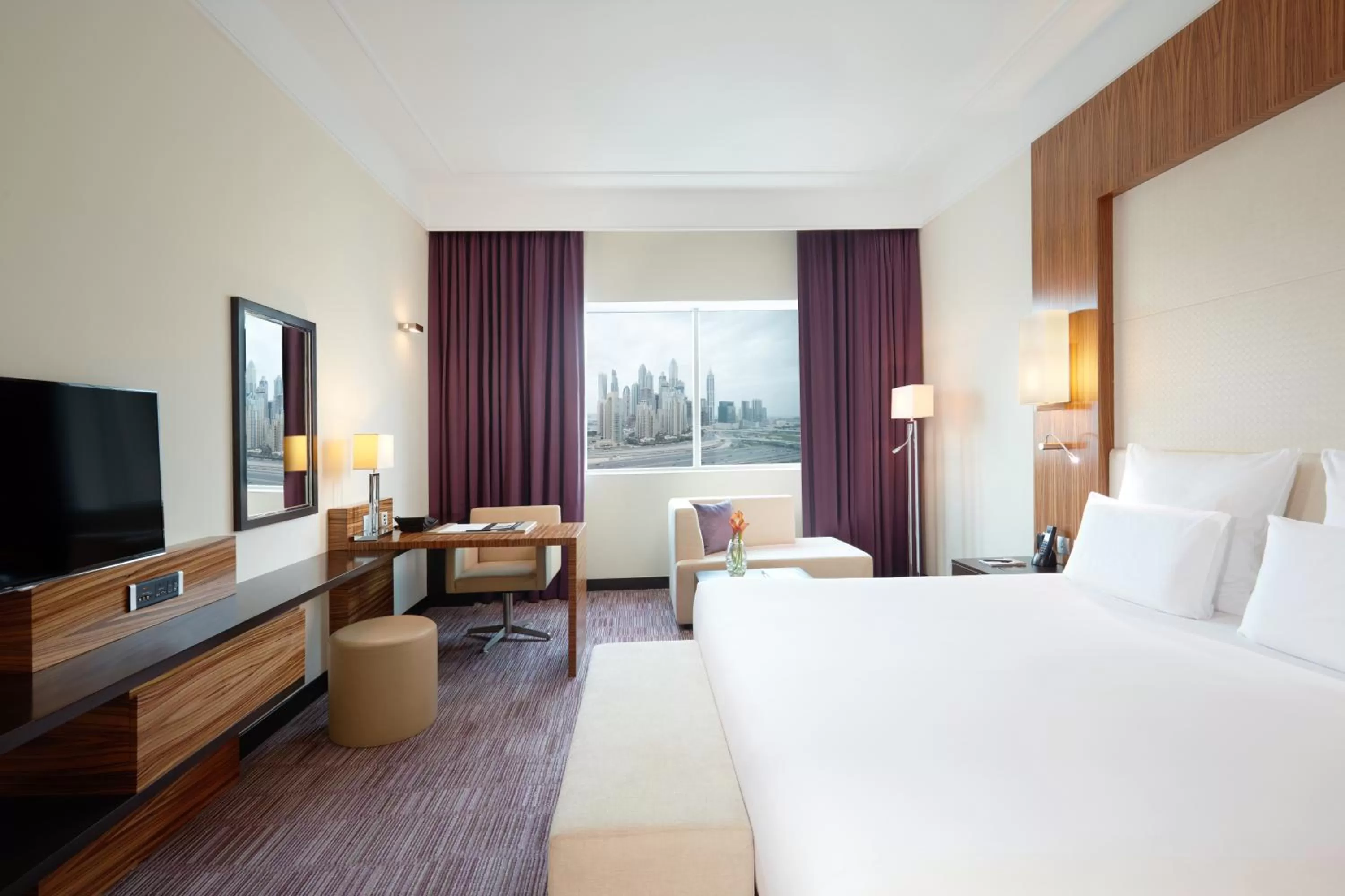 Photo of the whole room, Bed in Pullman Dubai Jumeirah Lakes Towers