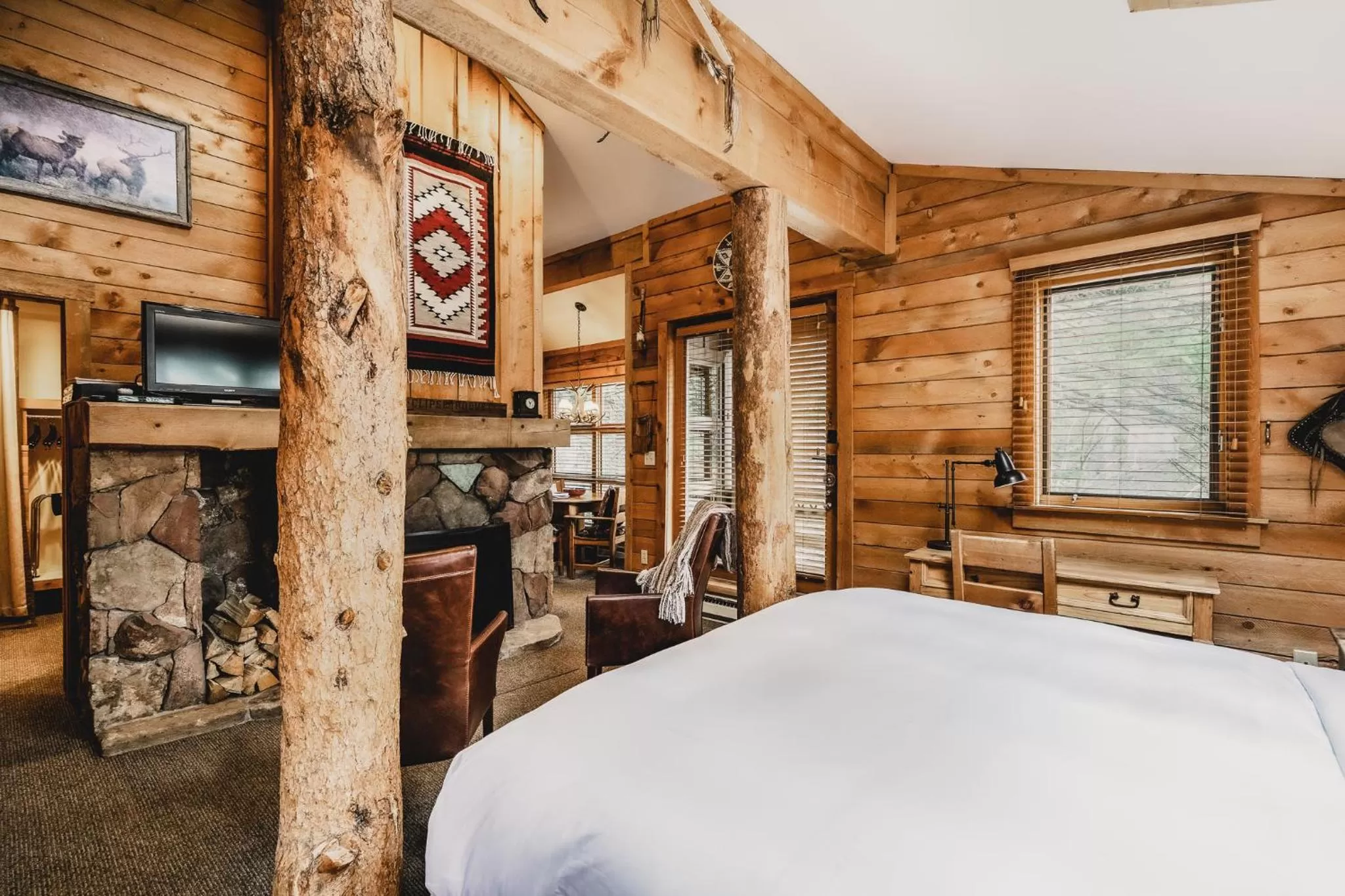 Bed in Sundance Mountain Resort
