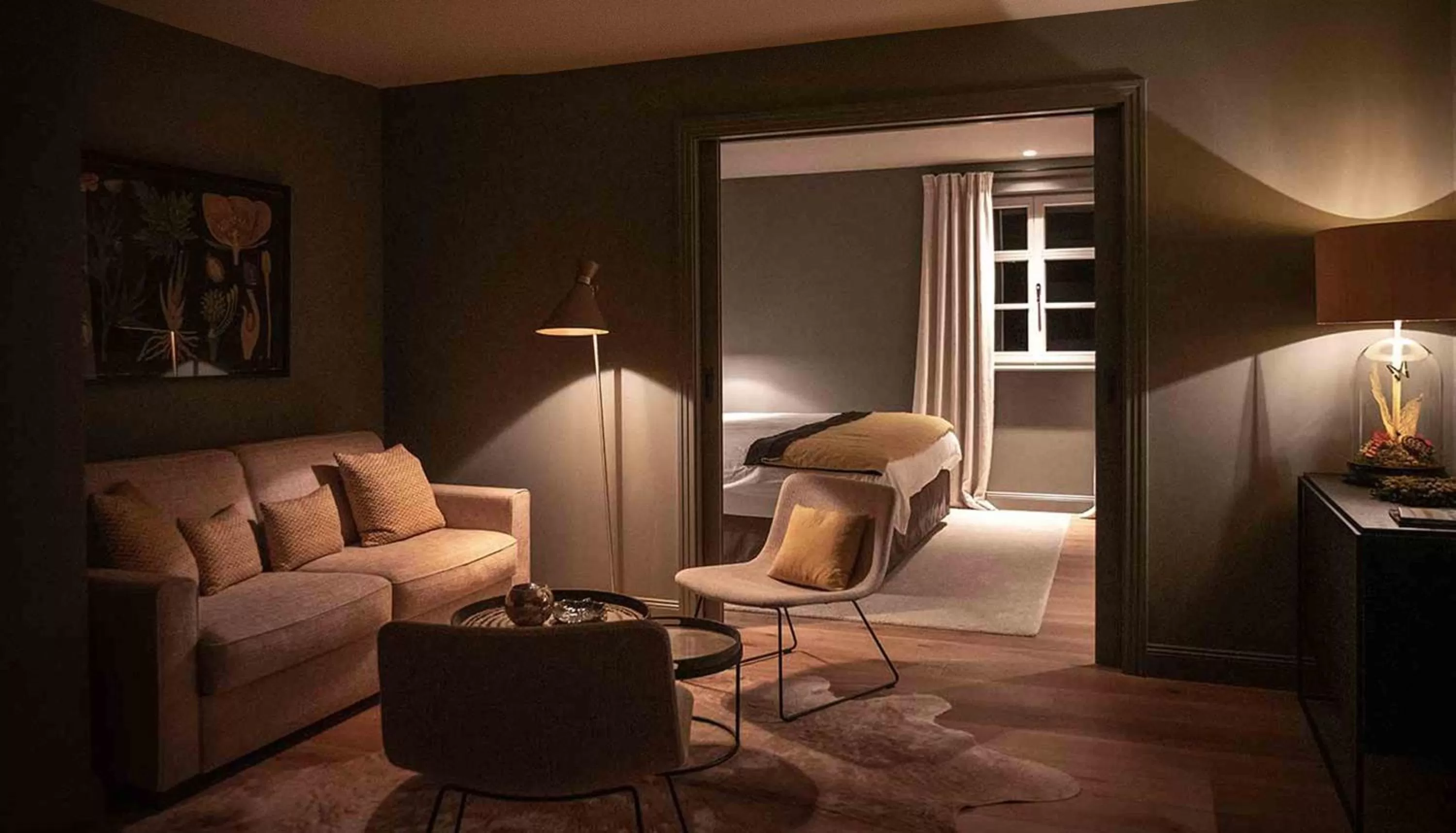 Living room in Alpenloge Design Hotel