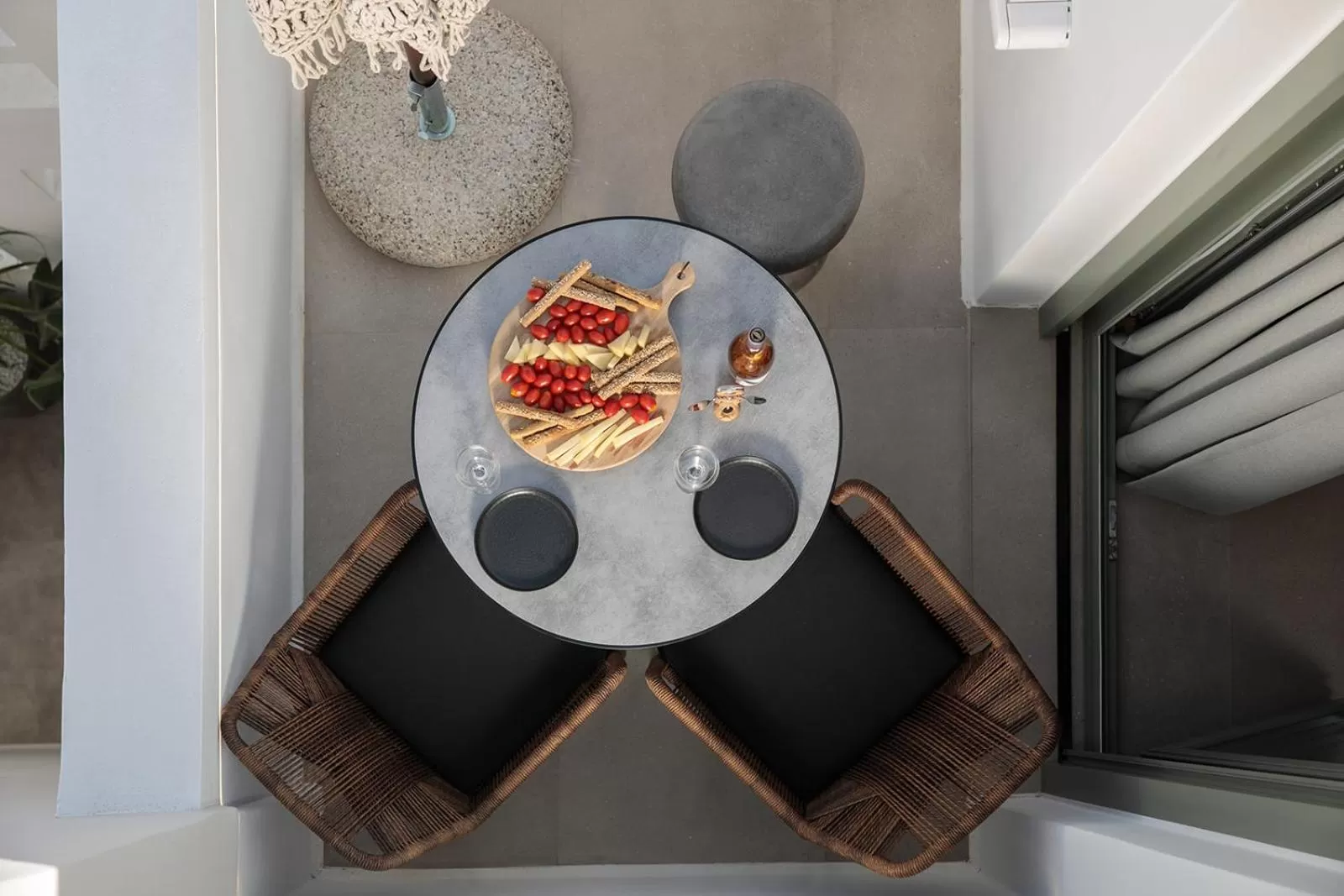 Balcony/Terrace in Makava Suites Naxos