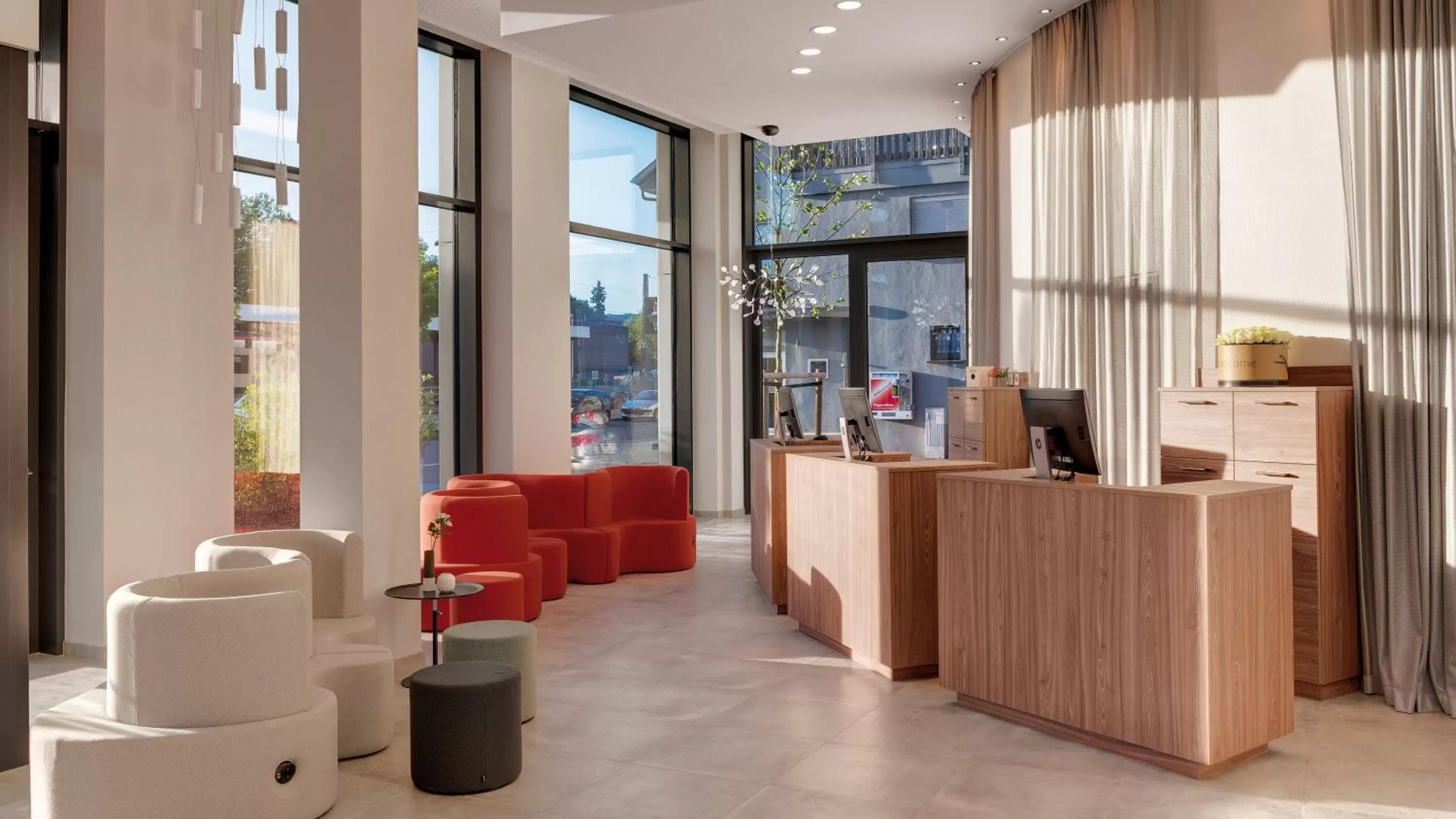 Lobby or reception in Hotel Stadt Lörrach