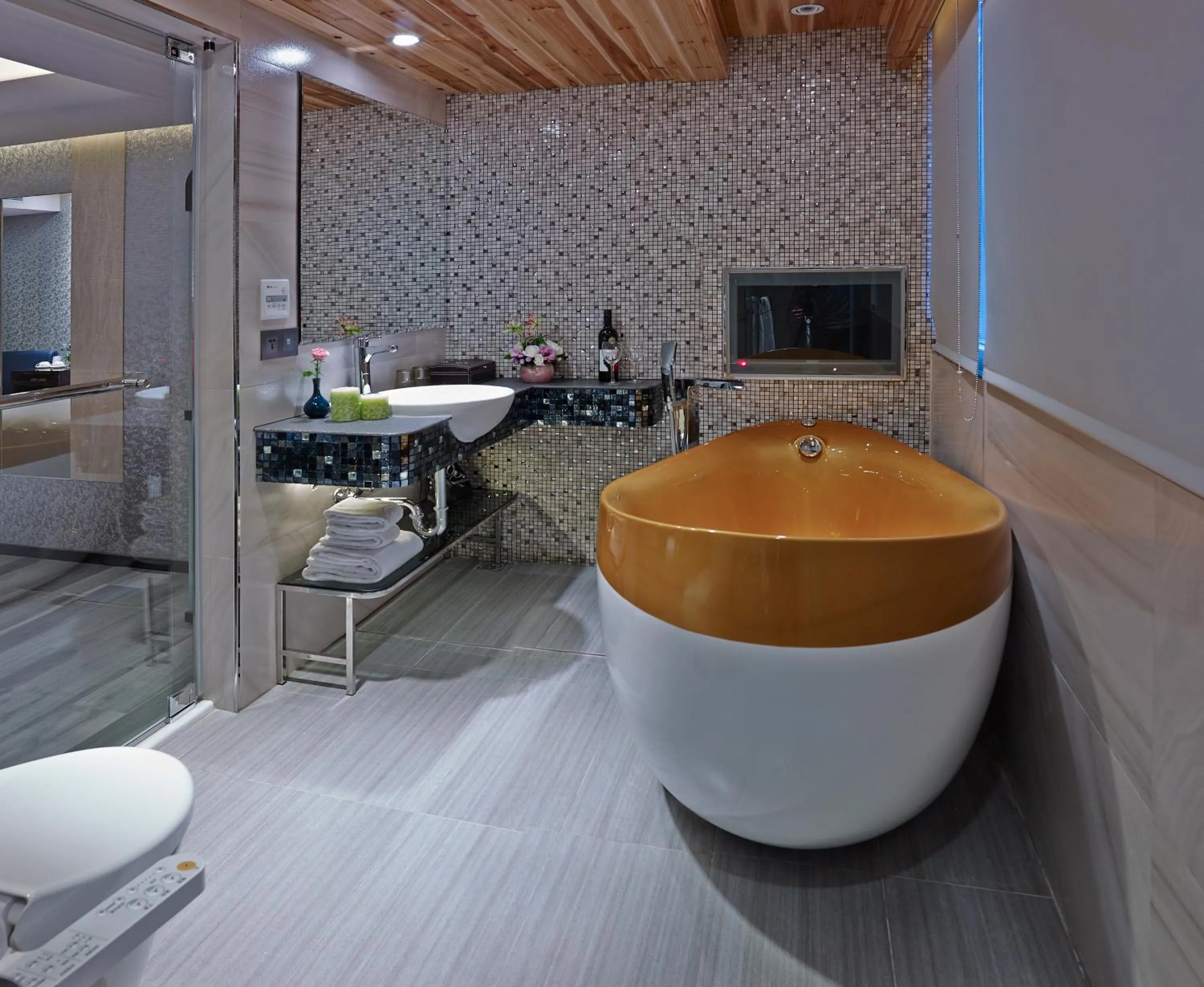 Bathroom in Beauty Hotels Taipei - Hotel Bfun