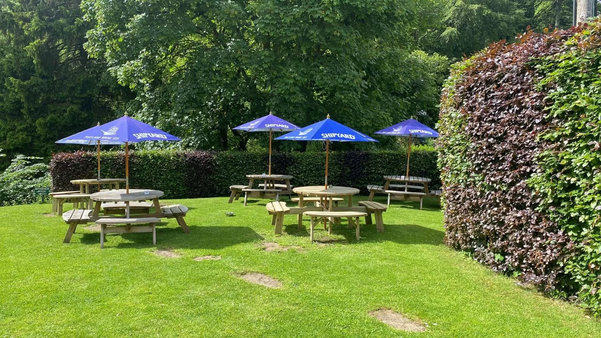 Garden in Bridge of Cally Hotel