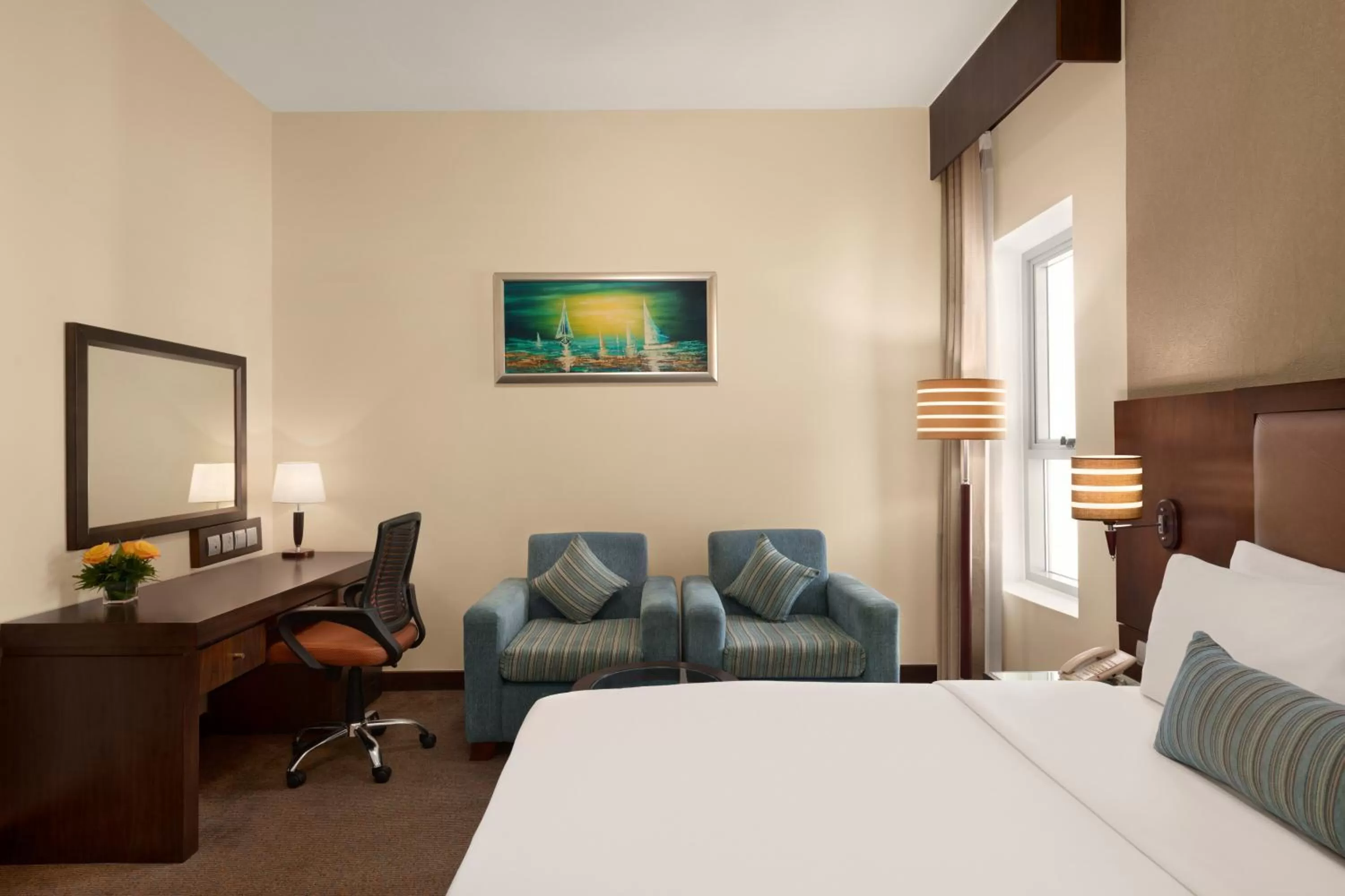 Decorative detail, Bed in Ramada by Wyndham Dubai Deira