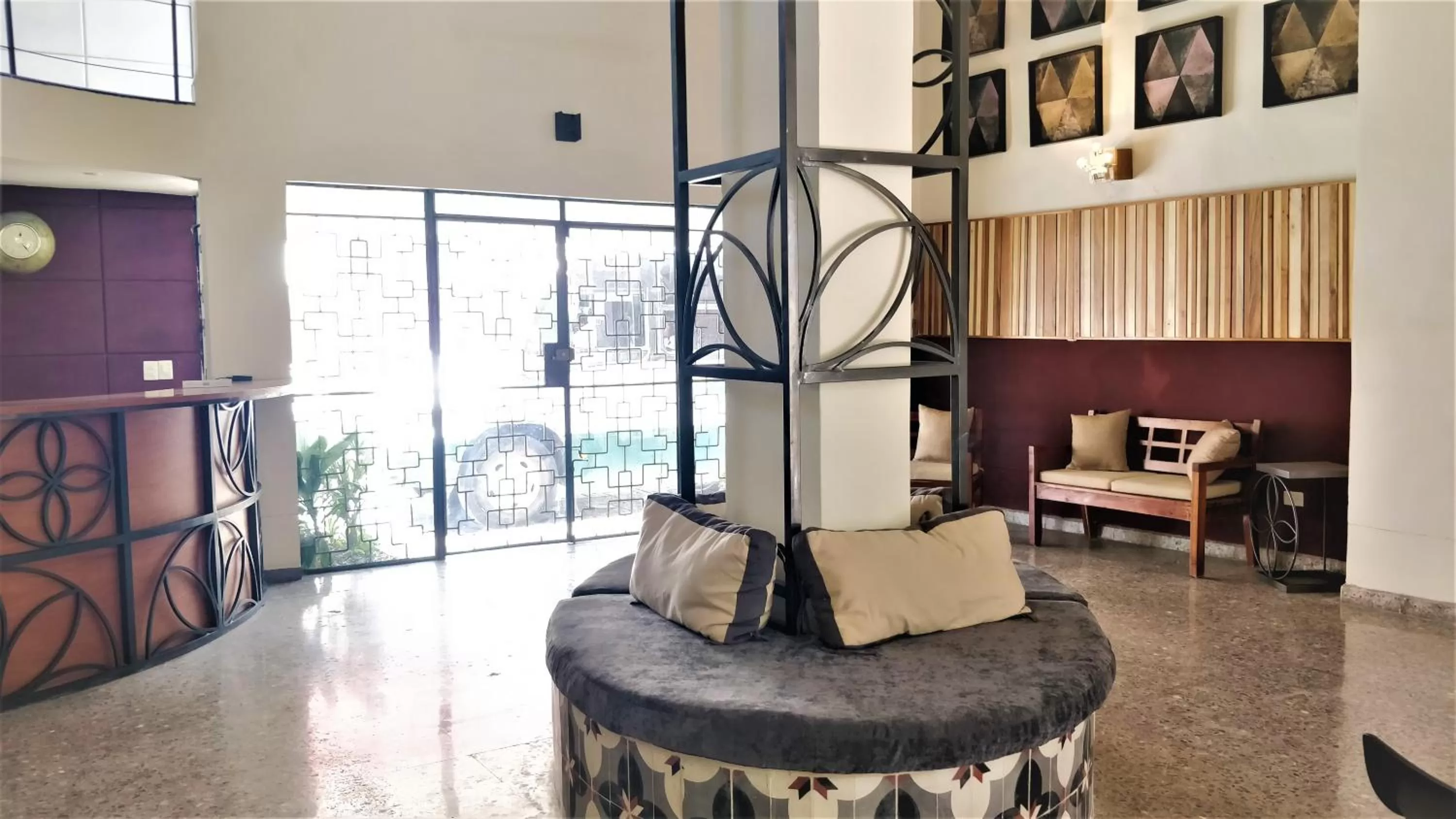 Decorative detail in Hotel Urban