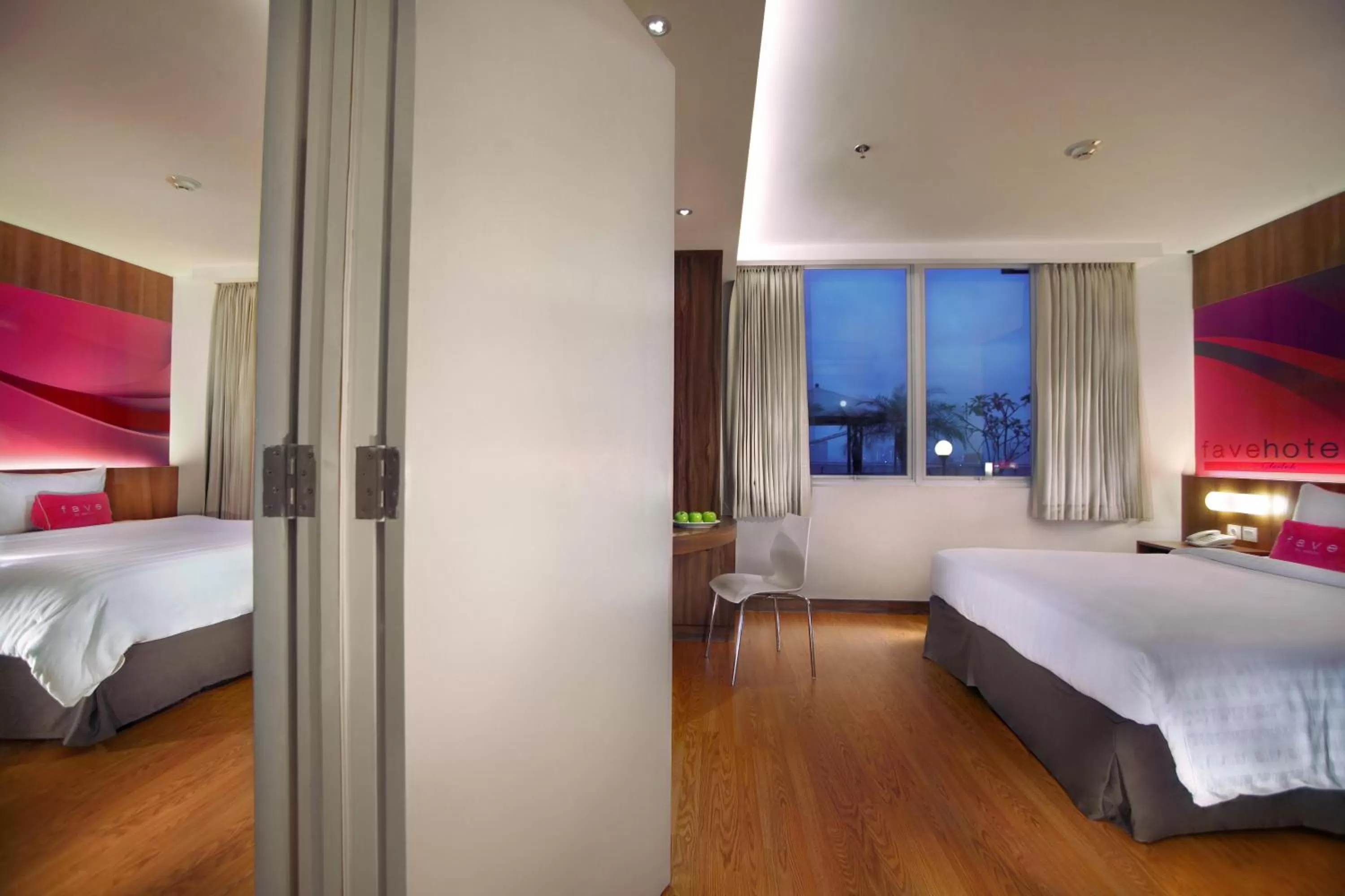 Decorative detail, Bed in favehotel LTC Glodok