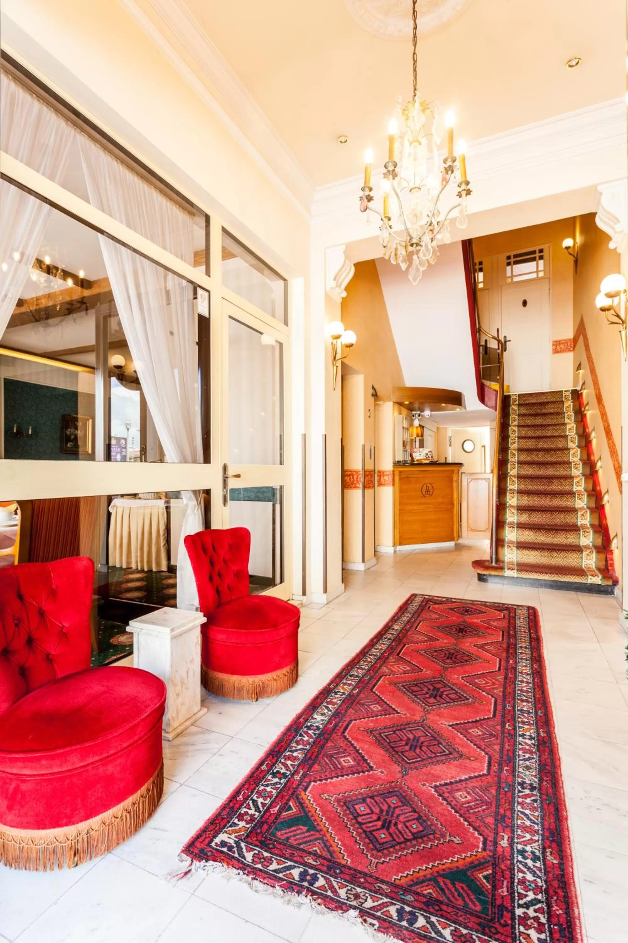 Lobby or reception in Malecot Hotel by F-Hotels