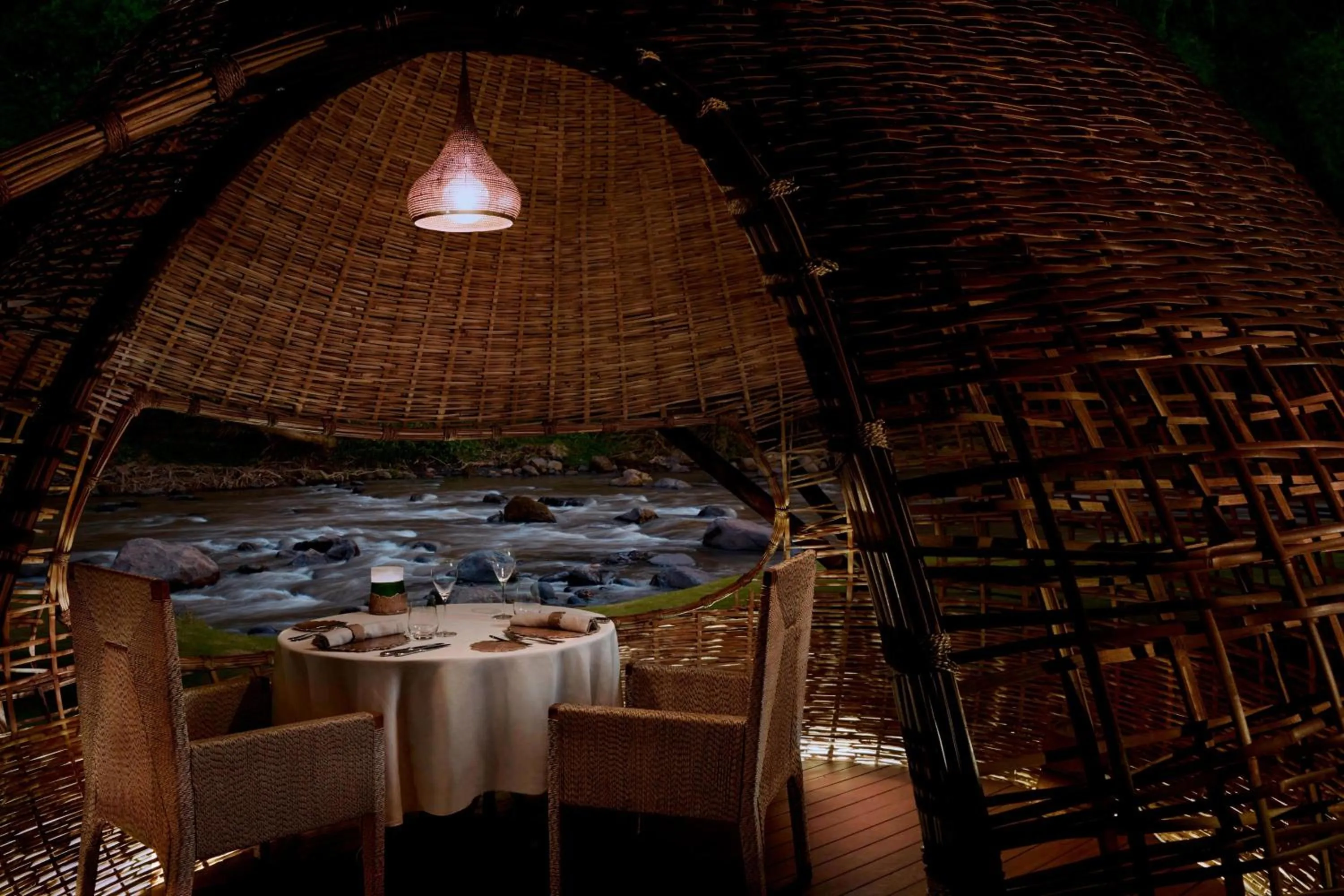 Restaurant/places to eat in Mandapa, a Ritz-Carlton Reserve