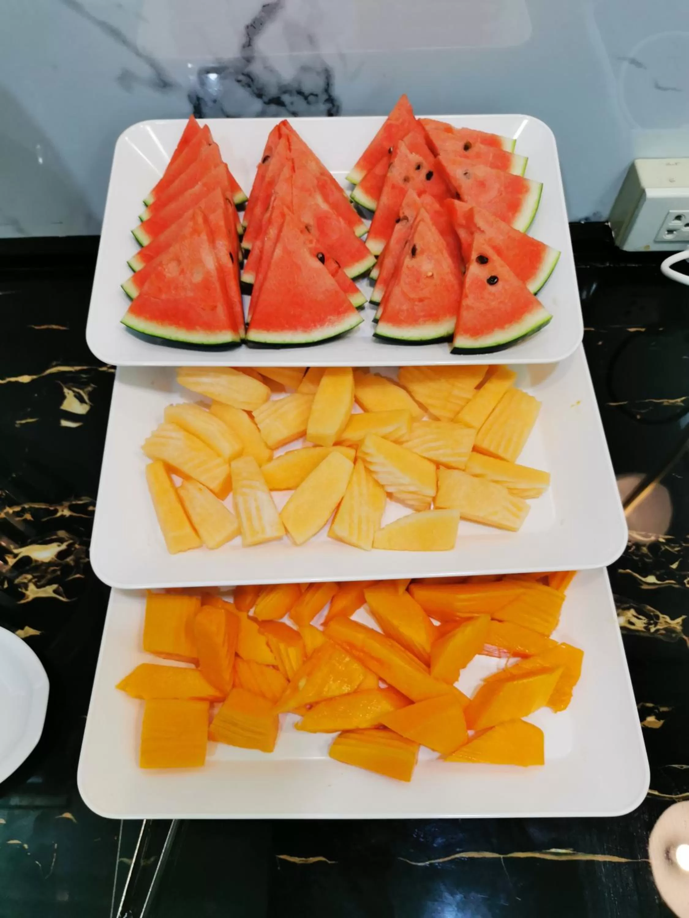 Buffet breakfast in Morakot Twin Chumphon