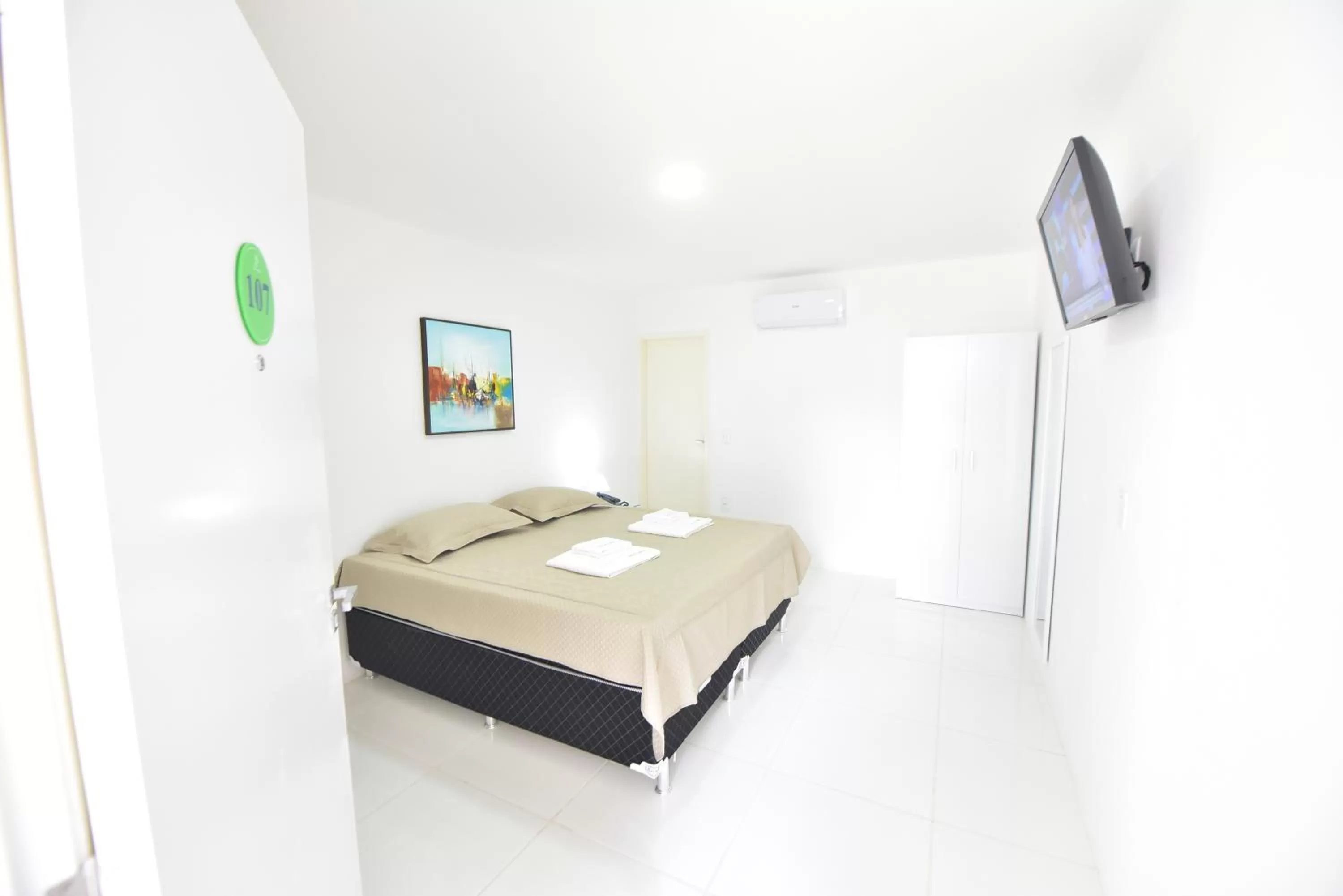 Bed in LIVE IN FORTALEZA HOTEL