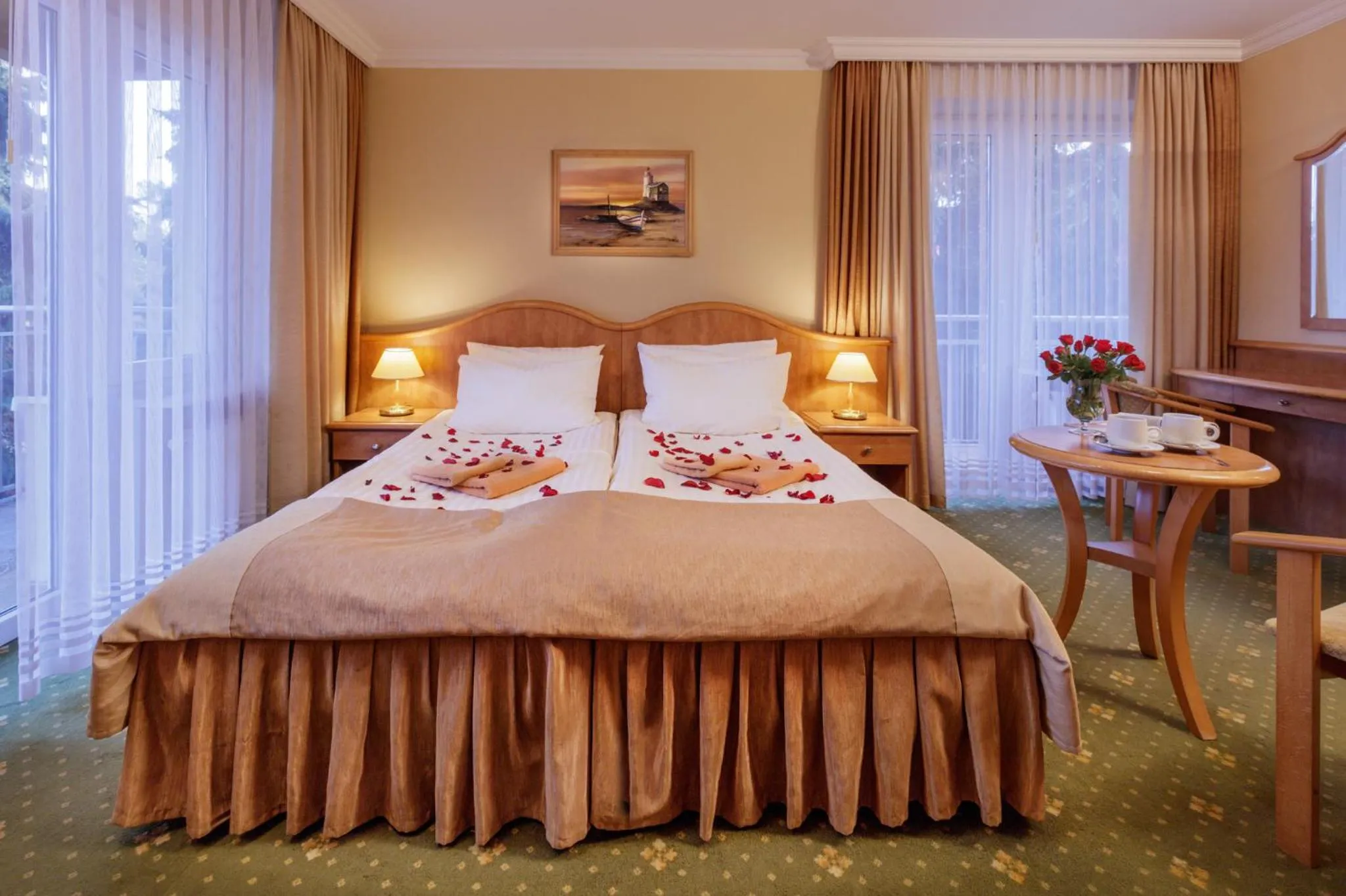 Bed in Hotel Polaris III