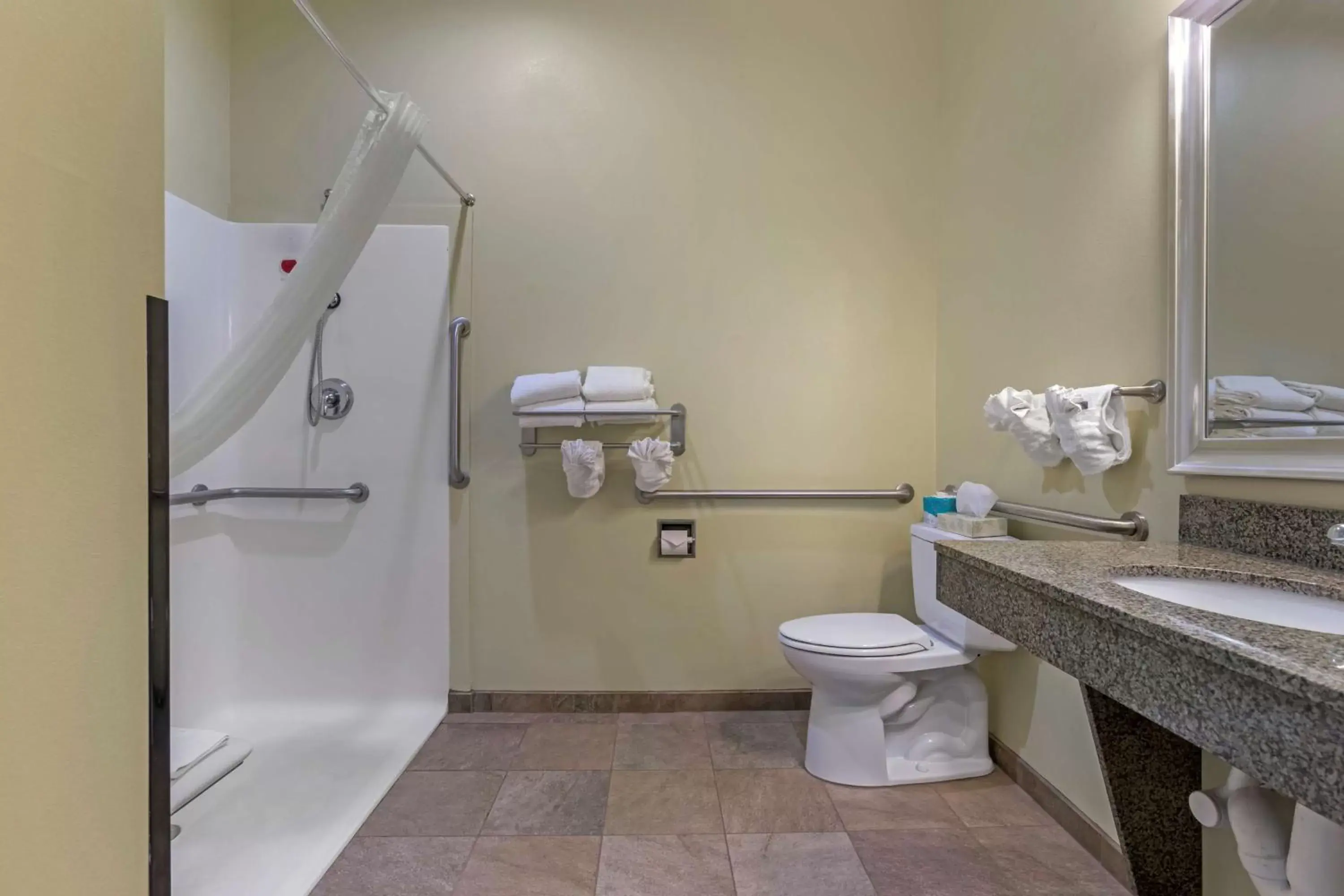 King Room with Roll-In Shower - Disability Access in Best Western Plus Brunswick Inn & Suites King Room with Roll-In Shower - Disability Access in Best Western Plus Brunswick Inn & Suites