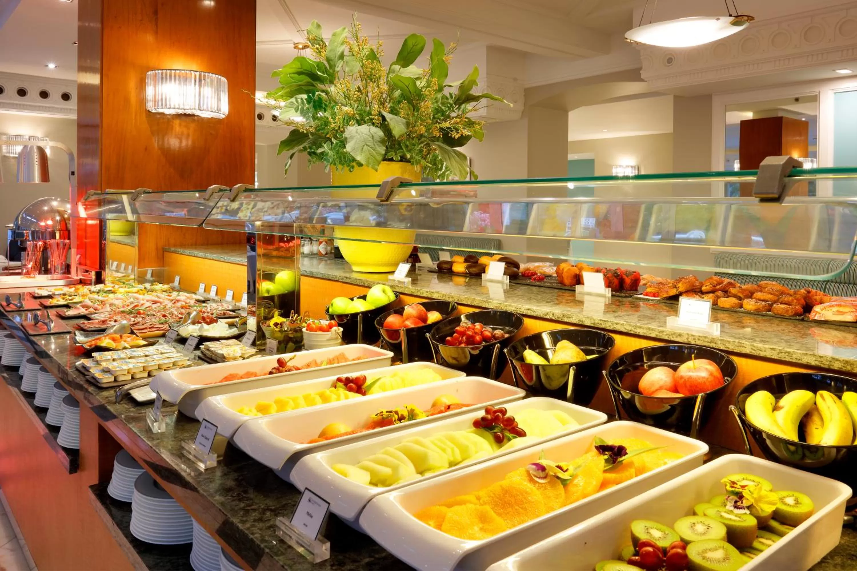 Buffet breakfast in Eurostars Hotel Real