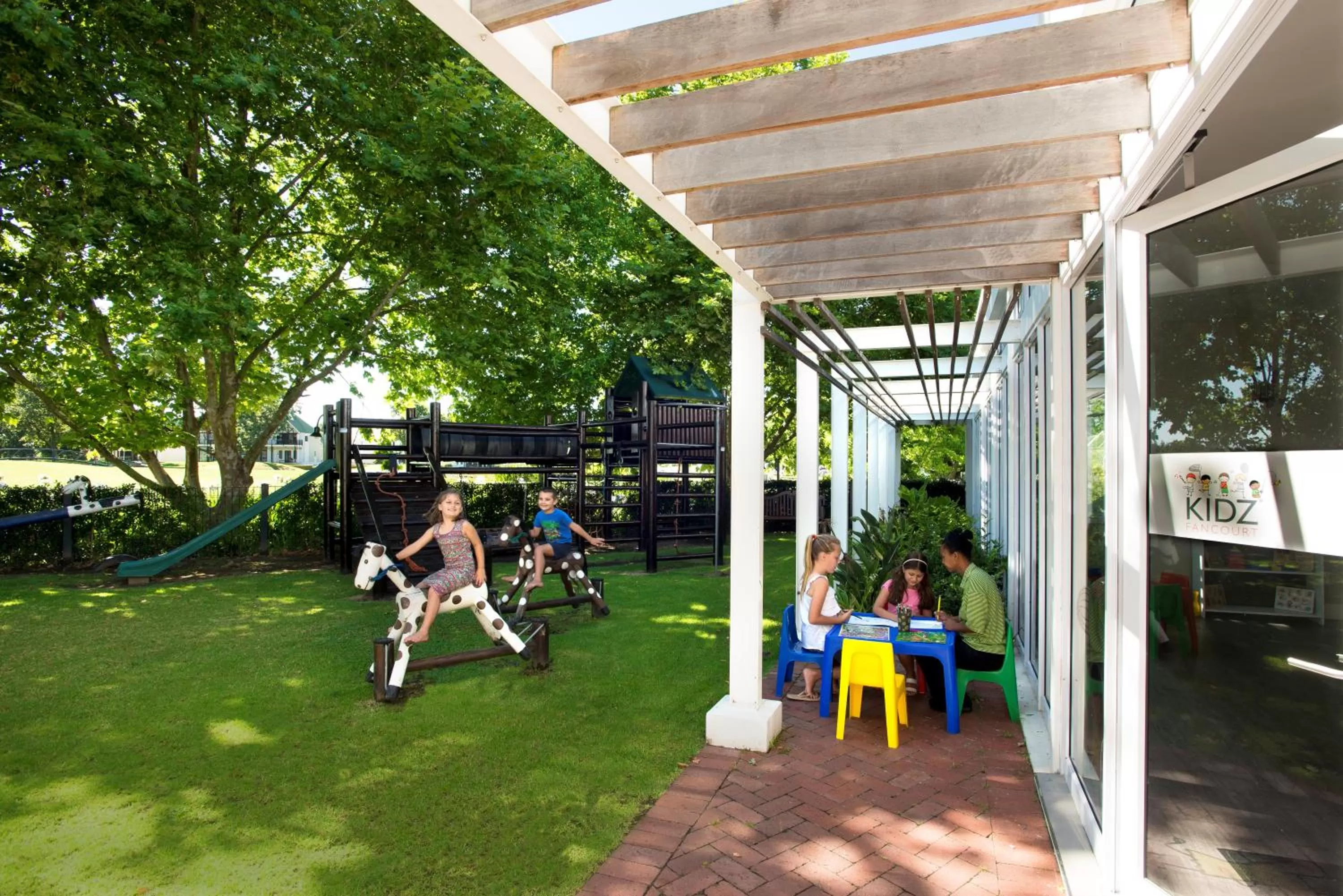 children in Fancourt Hotel