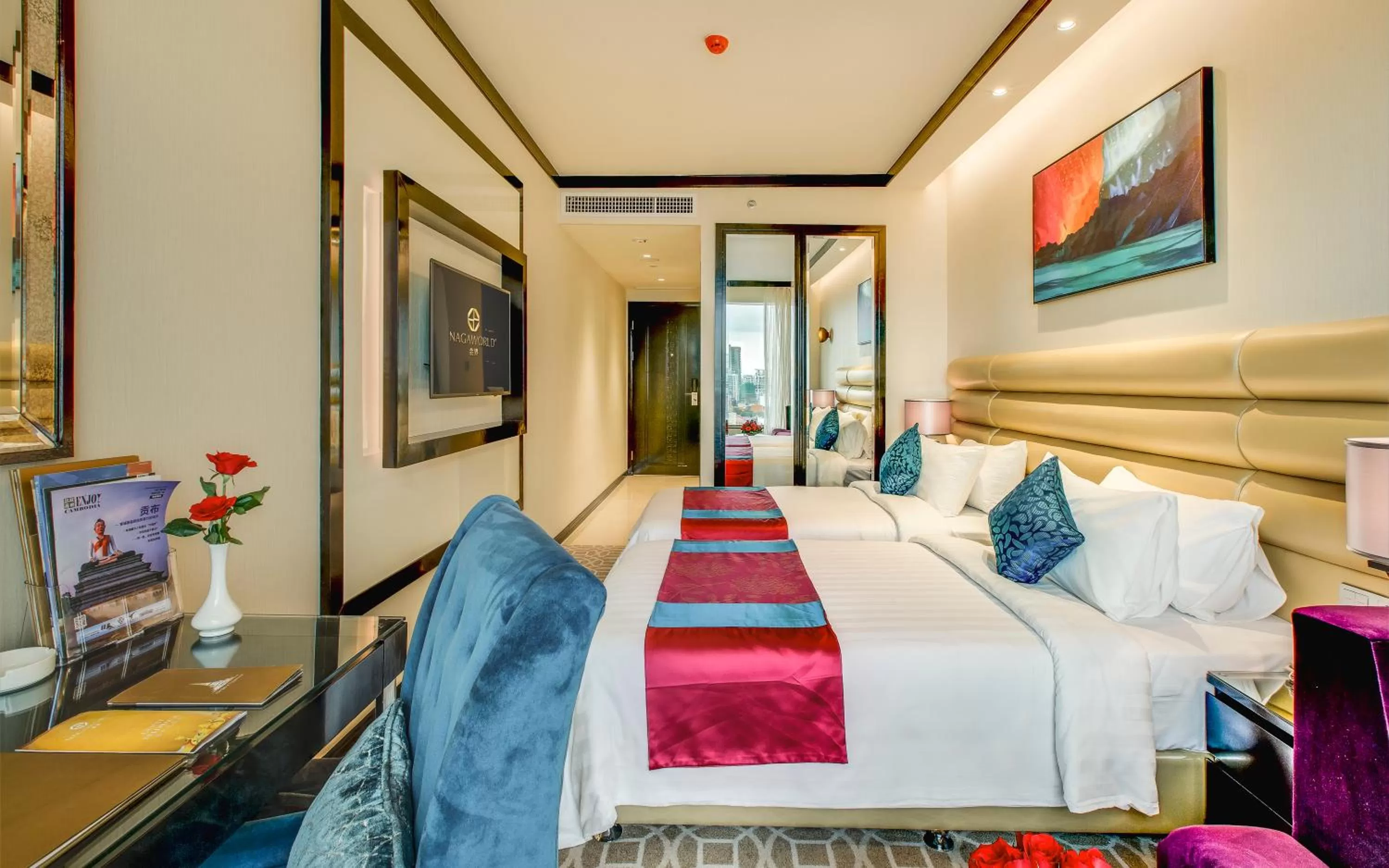 Photo of the whole room, Bed in NagaWorld Hotel & Entertainment Complex