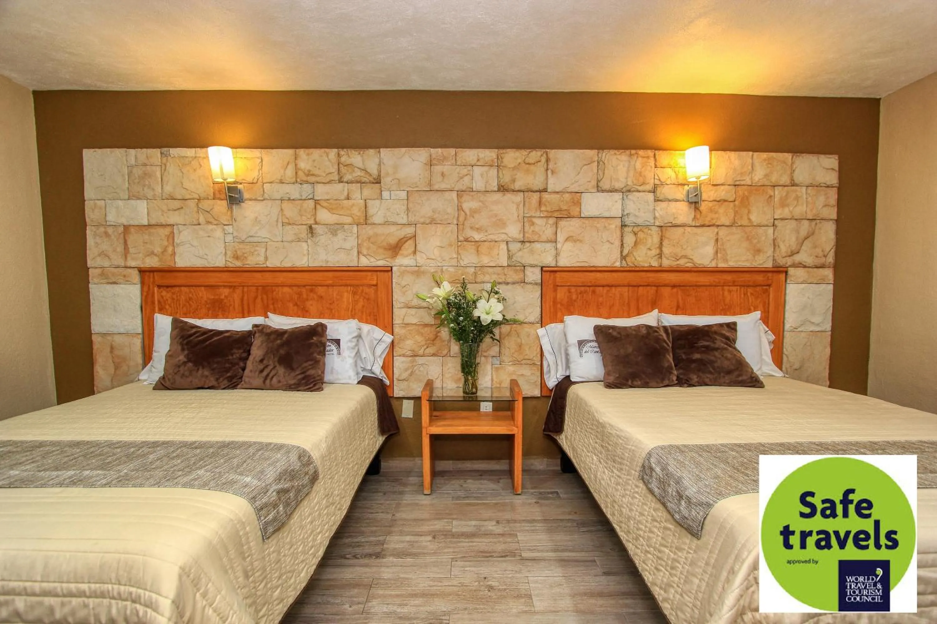 Bed in Hotel Mansion del Cantador
