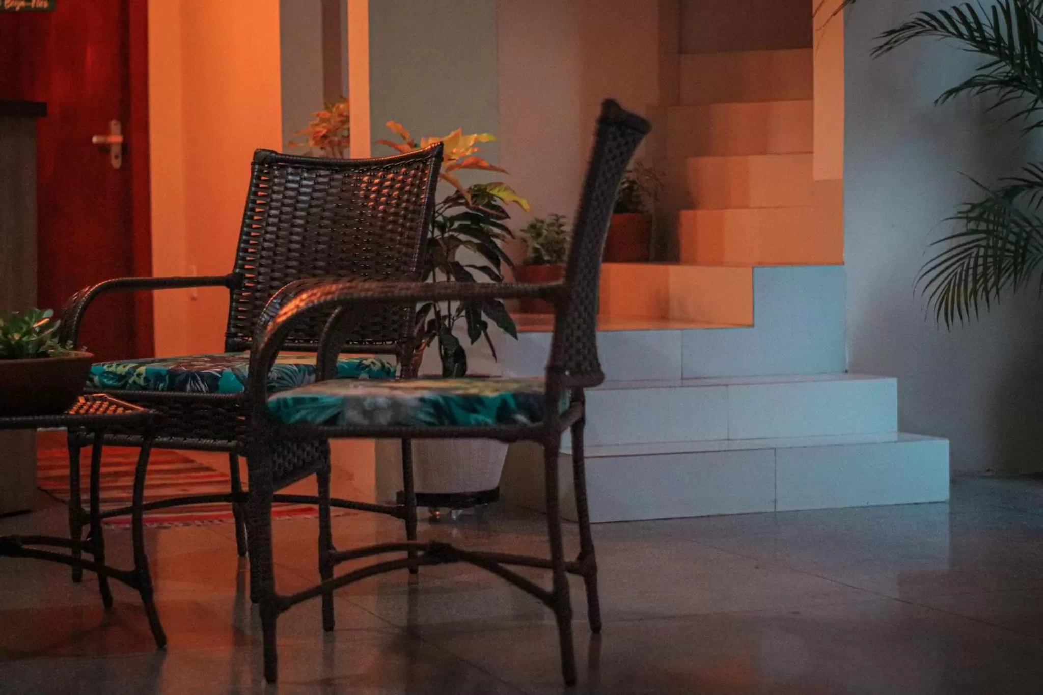 Seating area in Pousada Casa Grande