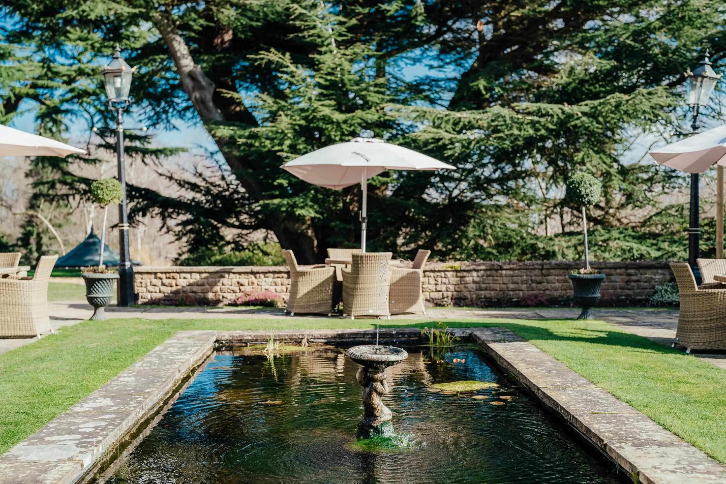 Patio in Pennyhill Park Hotel and Spa