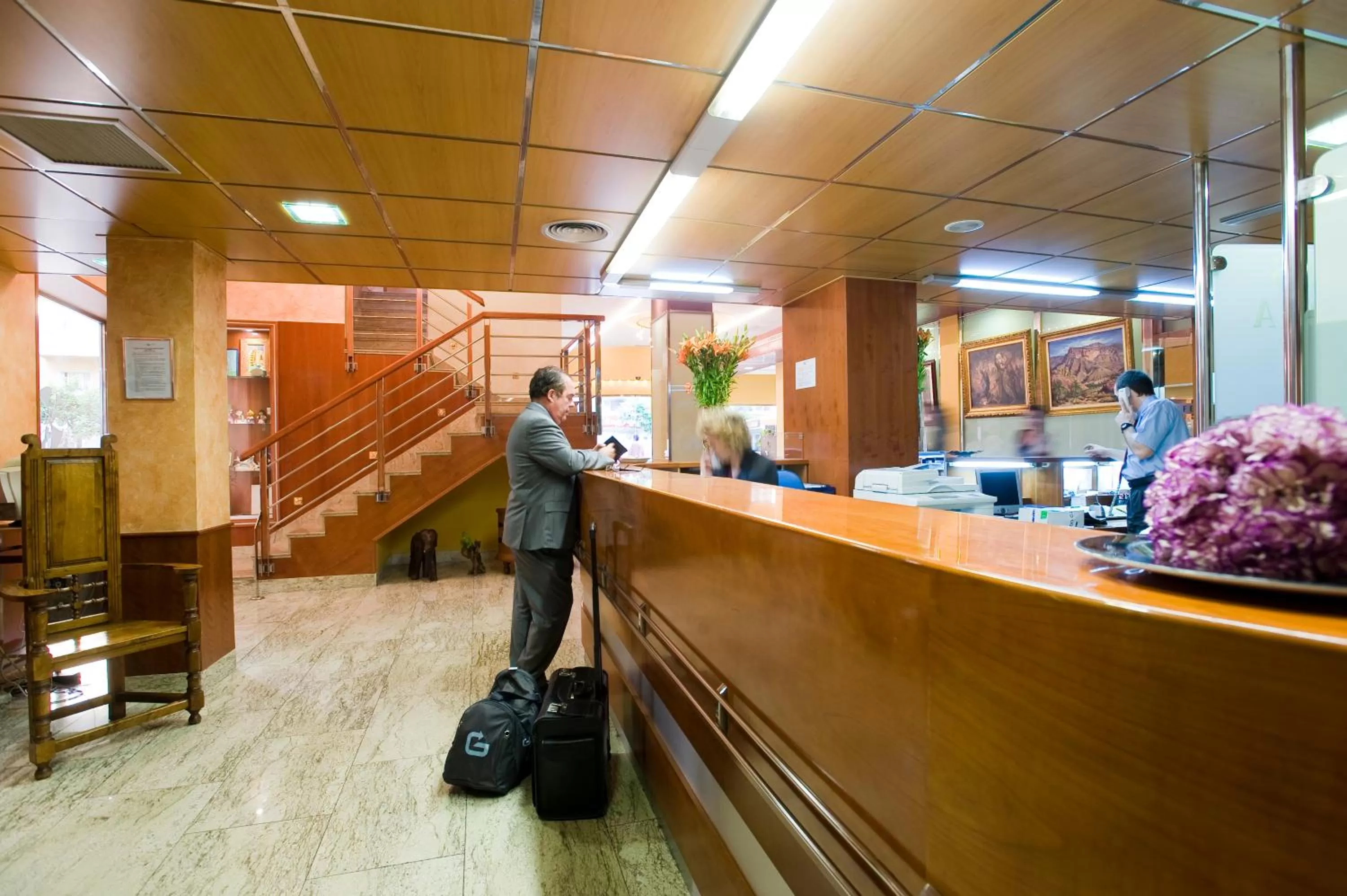Lobby or reception in Hotel El Churra