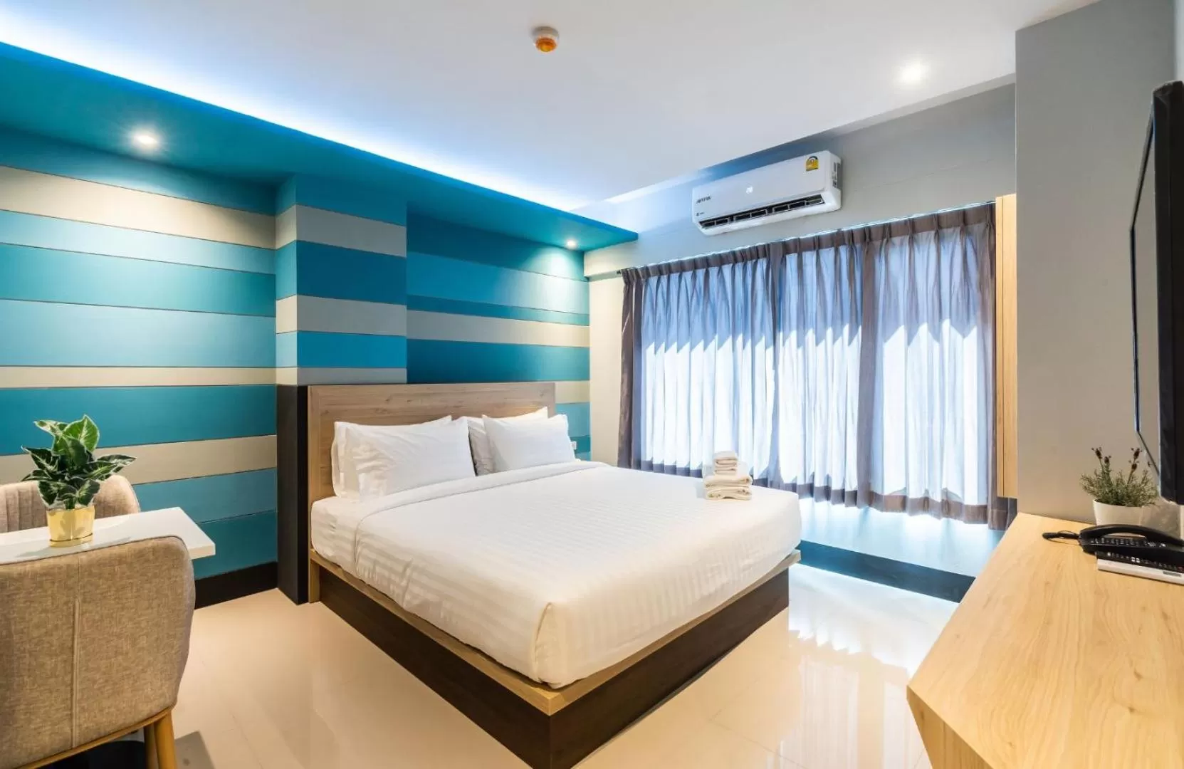 Bed in Hi Sotel Victory Monument