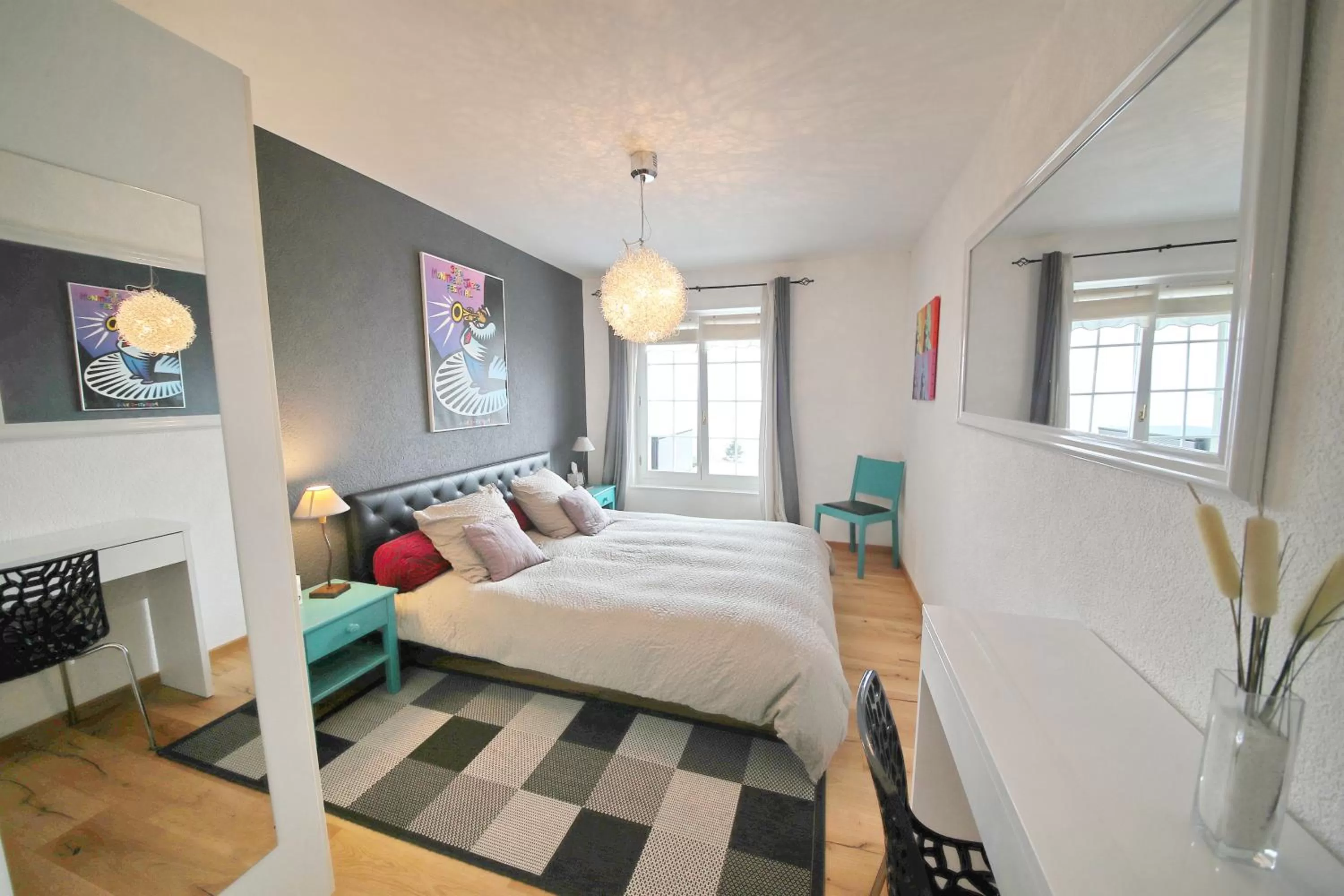 Bed in B&B Corseaux Beach & Riviera Beach