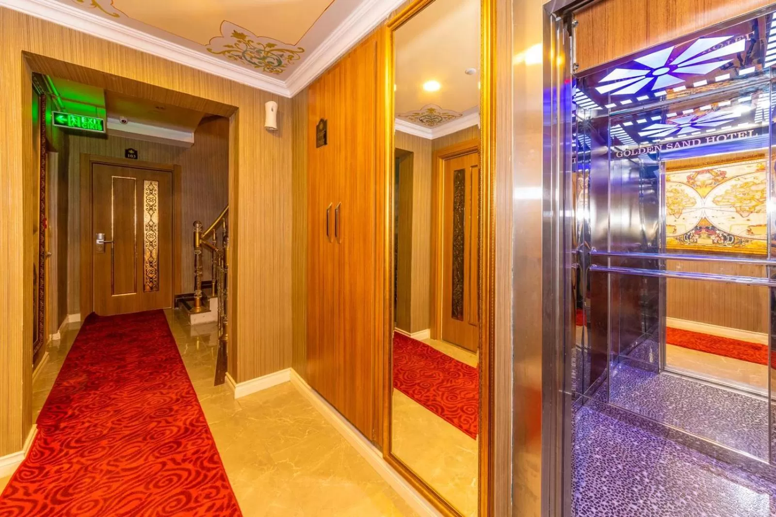 Floor plan in Golden Sand Hotel