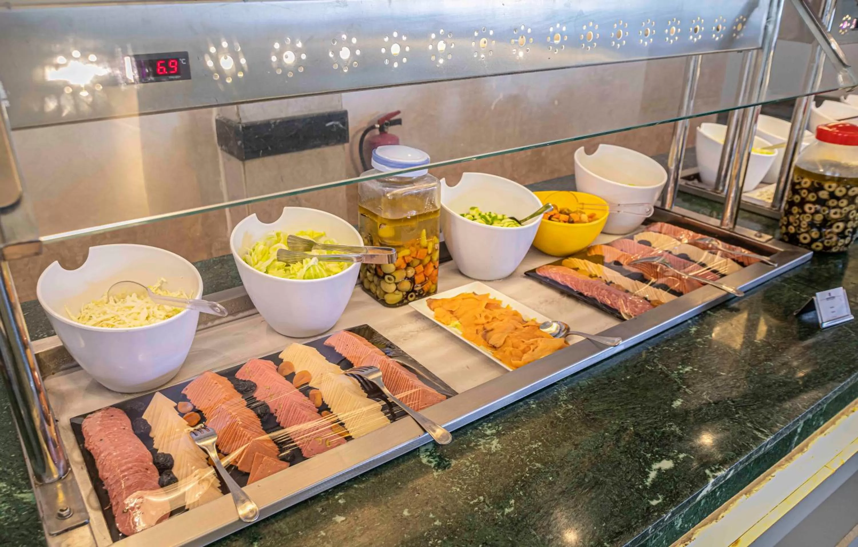 Buffet breakfast in Amarina Abu Soma Resort & Aquapark