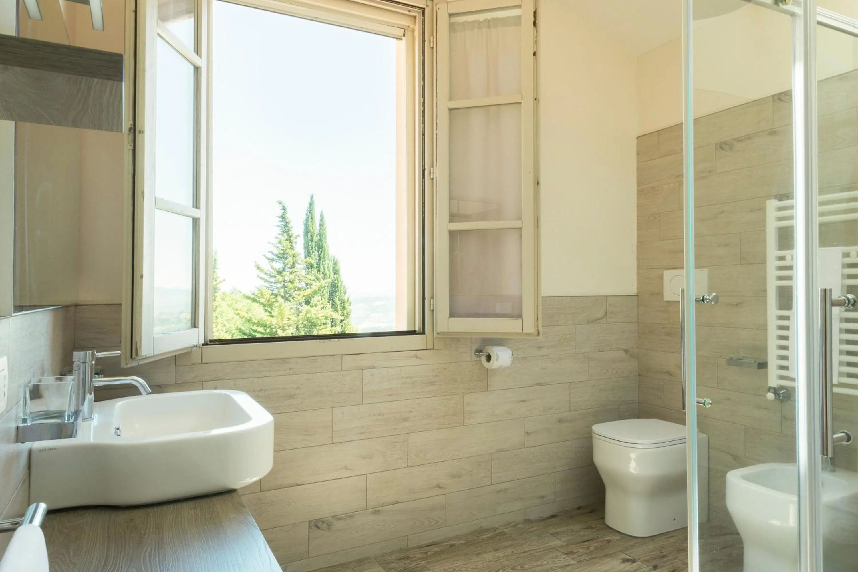Shower in Si Montalcino Hotel