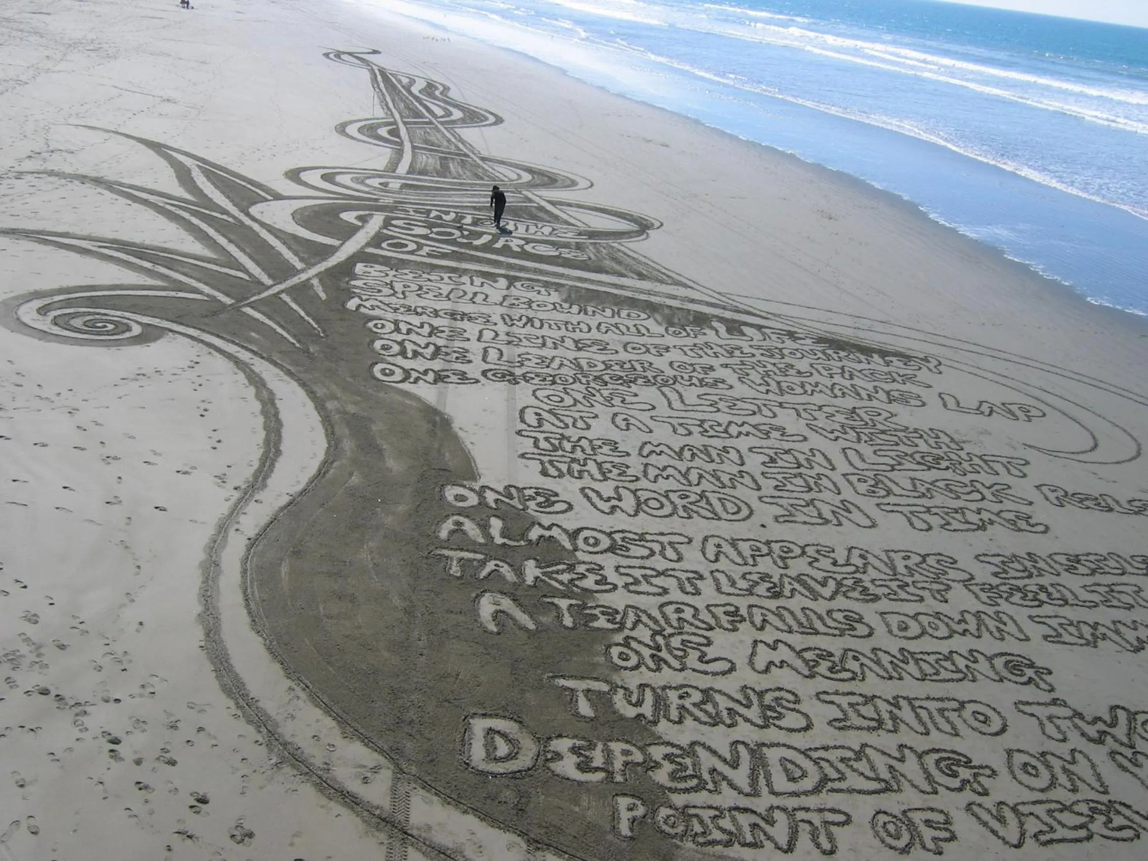Beach, Bird's-eye View in Point Break Backpackers