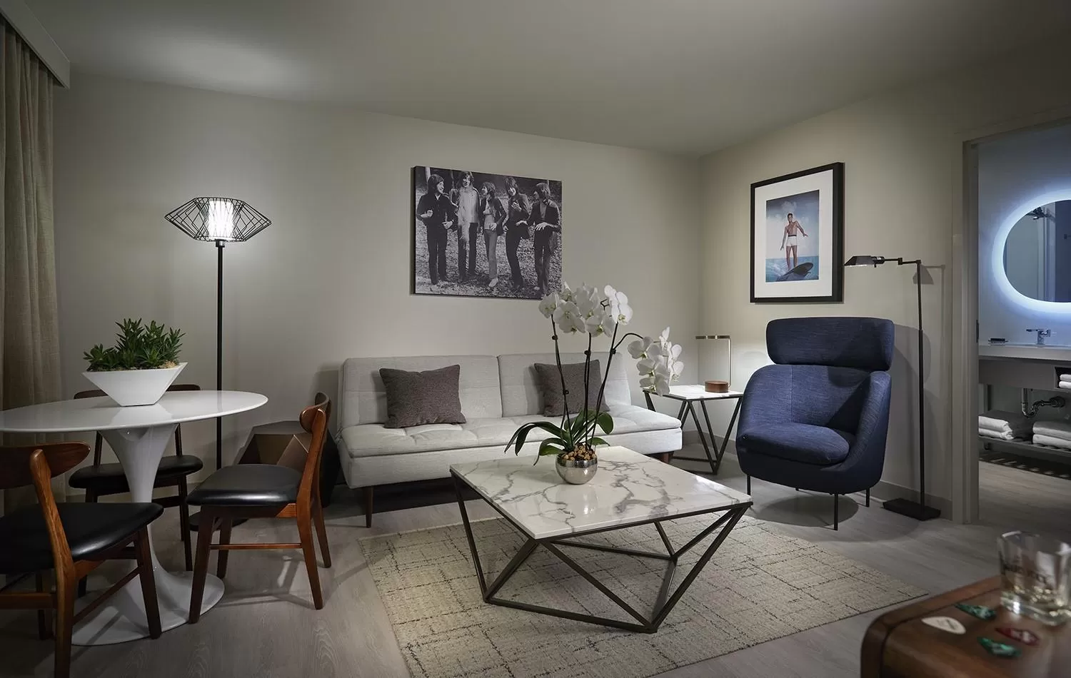 Seating area in Hard Rock Hotel Daytona Beach