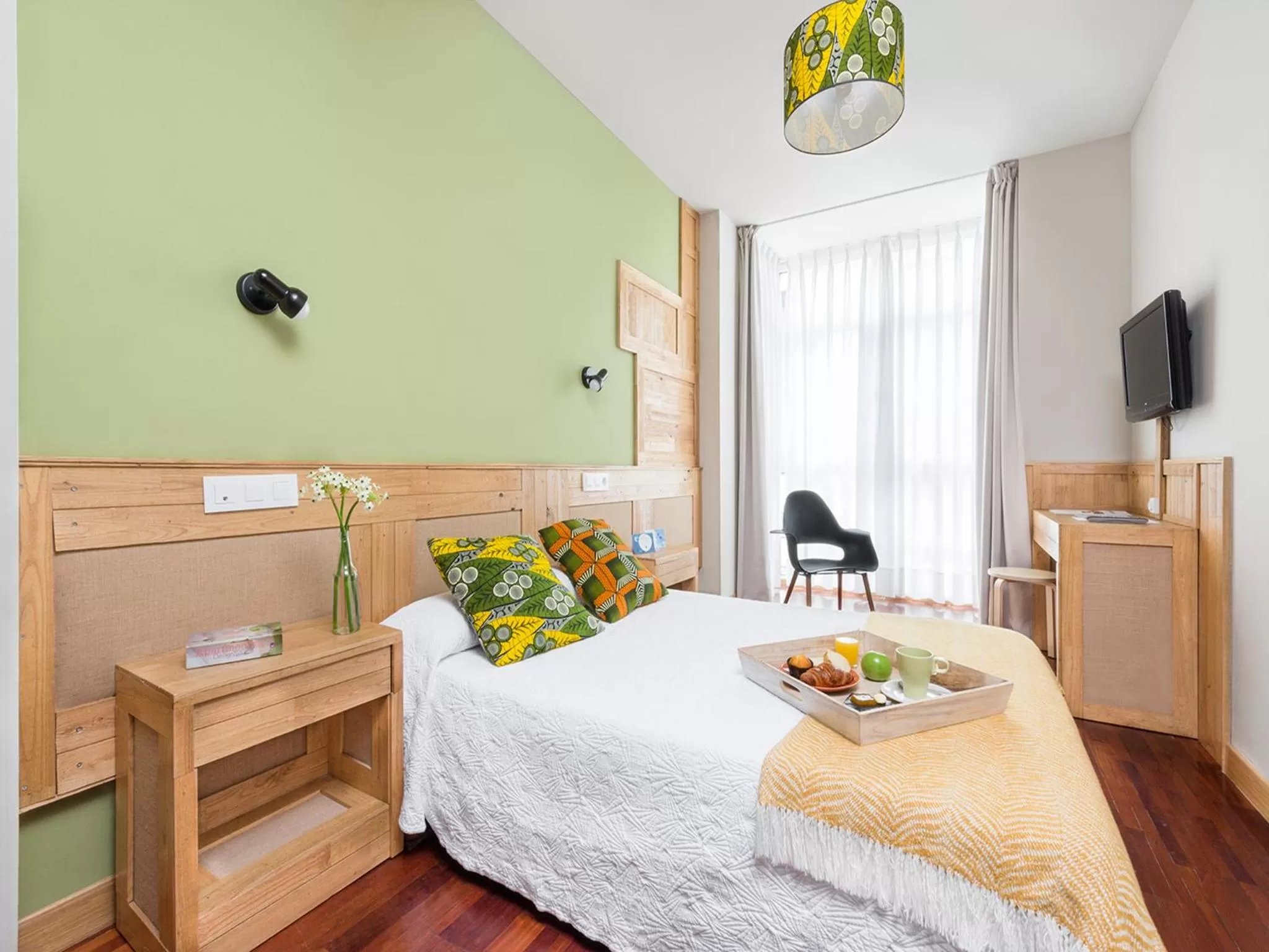 Bed in Hotel San Miguel